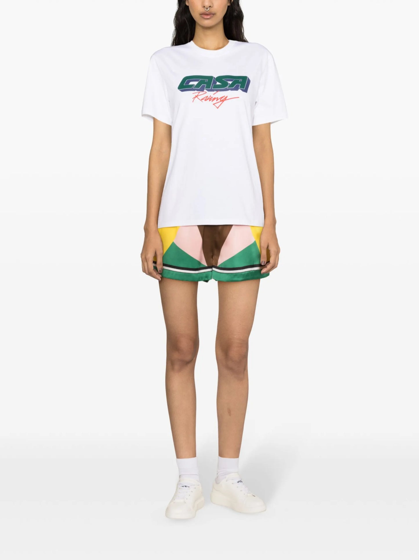 Racing Screen cotton T-shirt
