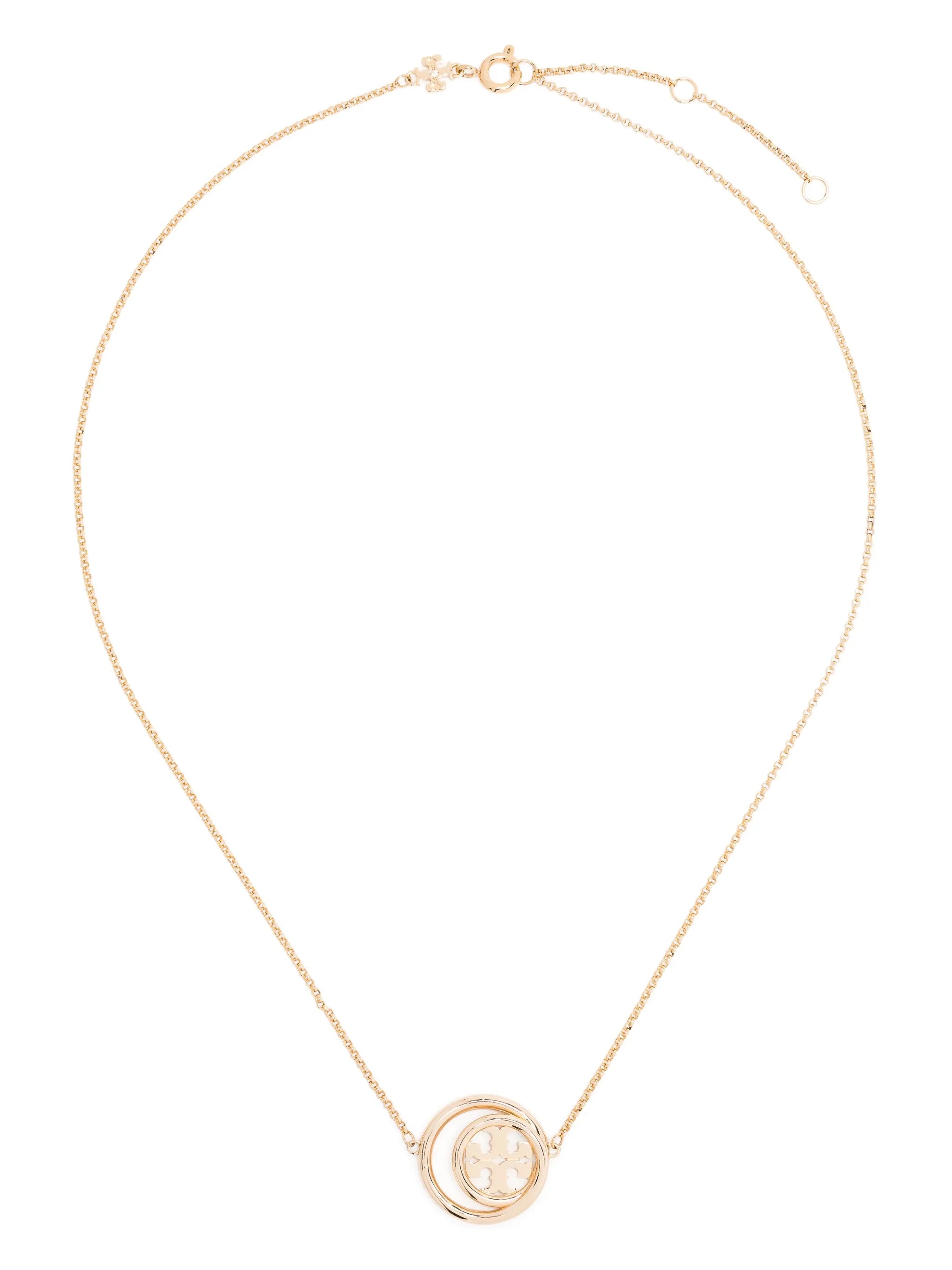 Double T-pendant necklace