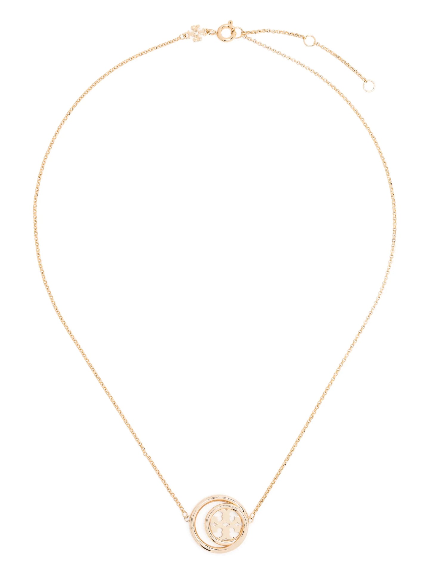 Double T-pendant necklace
