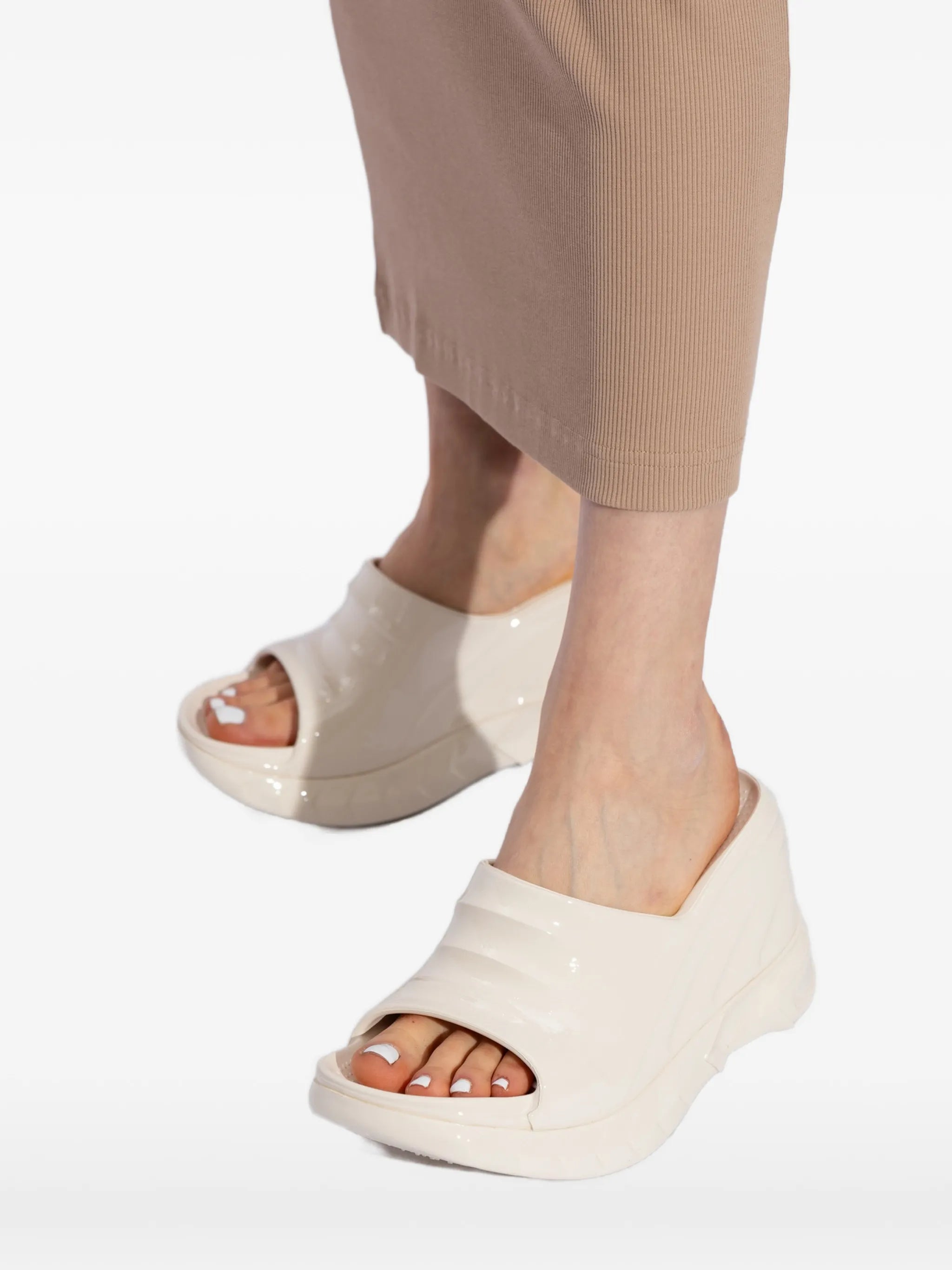Marshmallow platform sandals