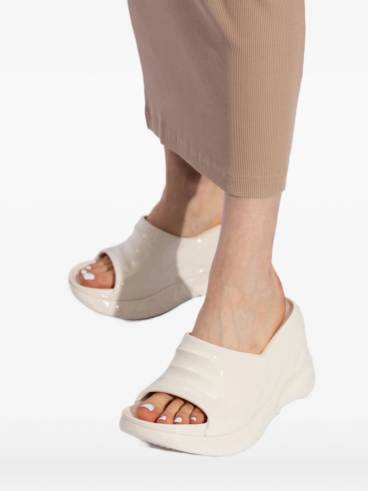 Marshmallow platform sandals