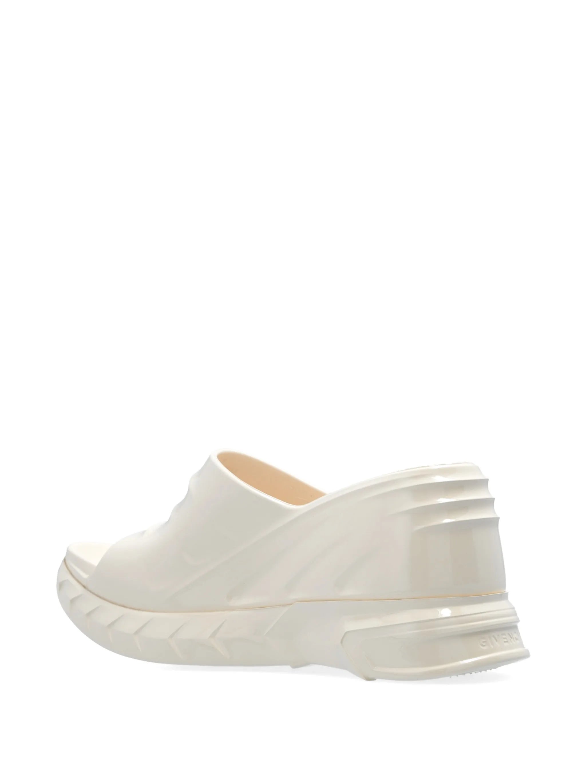 Marshmallow platform sandals