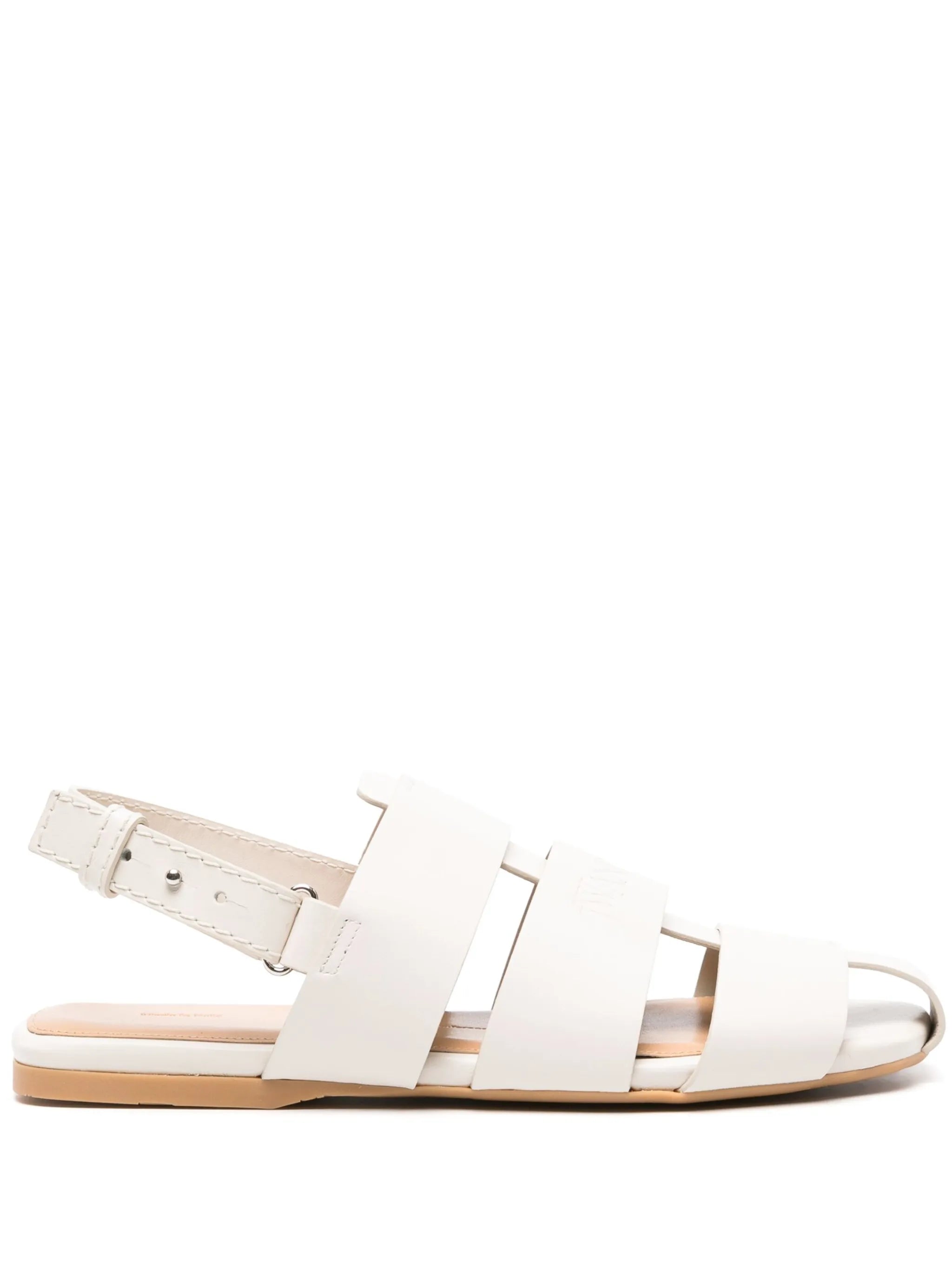 Slingback Fisherman leather sandals