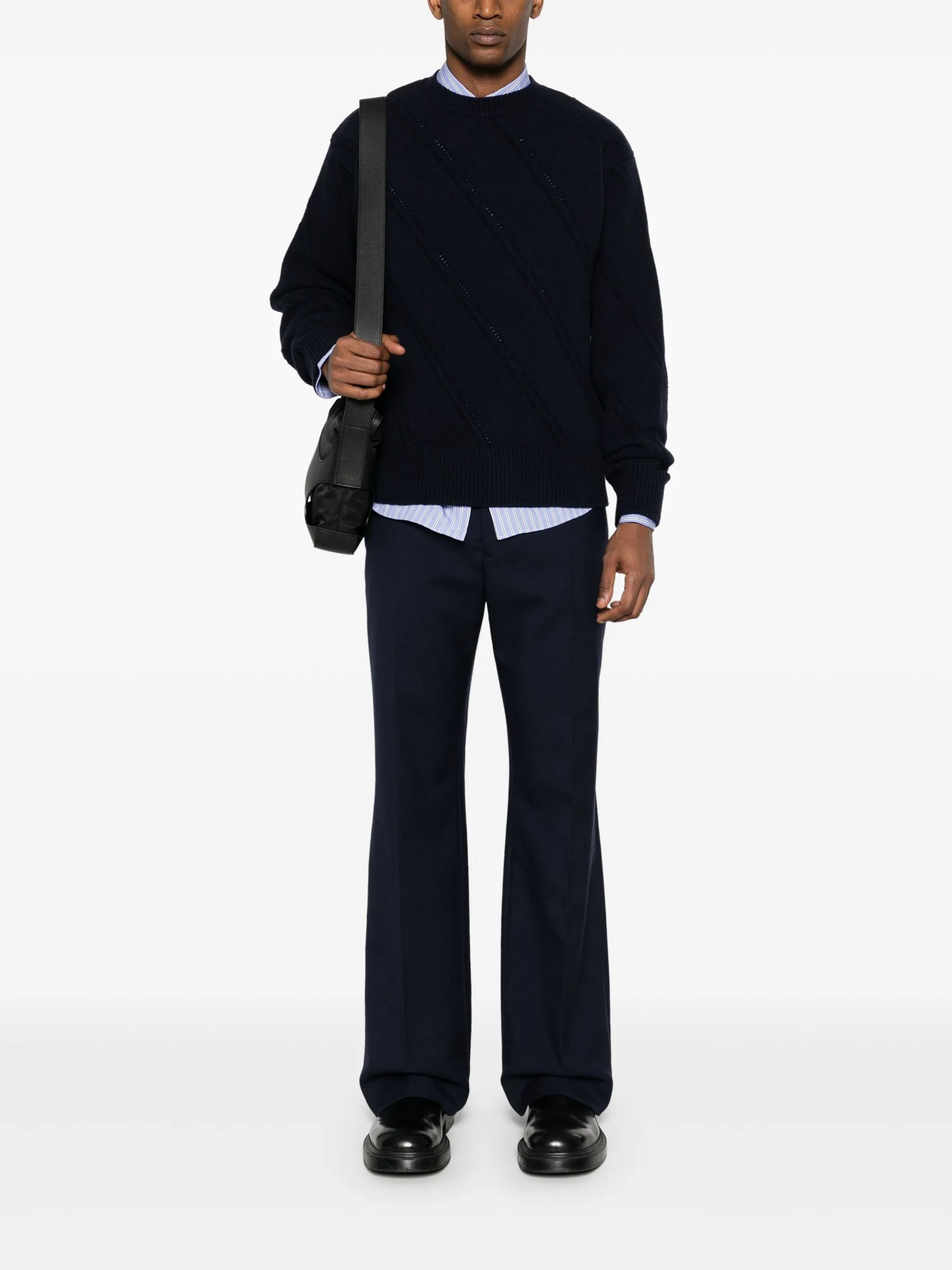 striped wool jumper