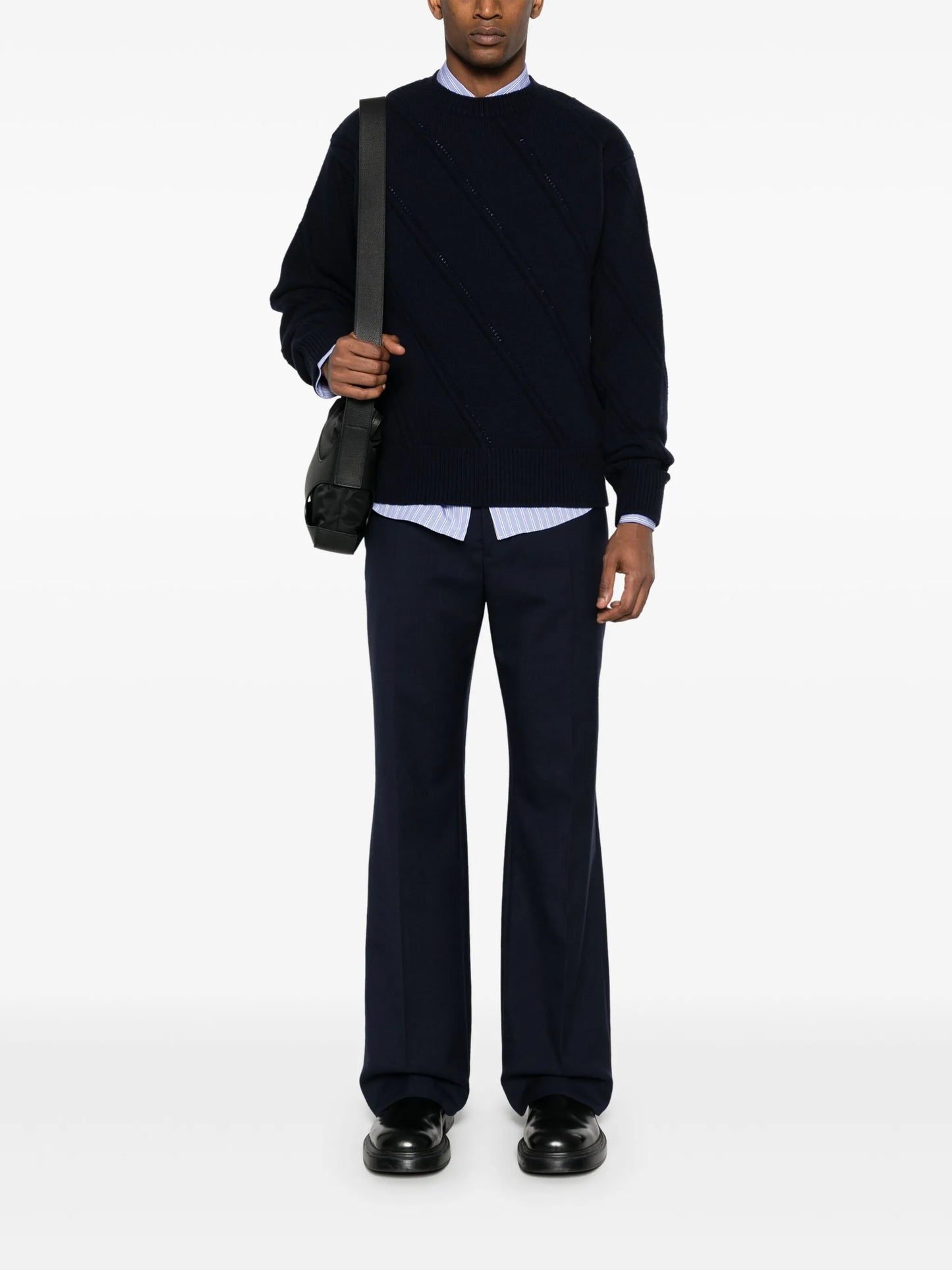 striped wool jumper