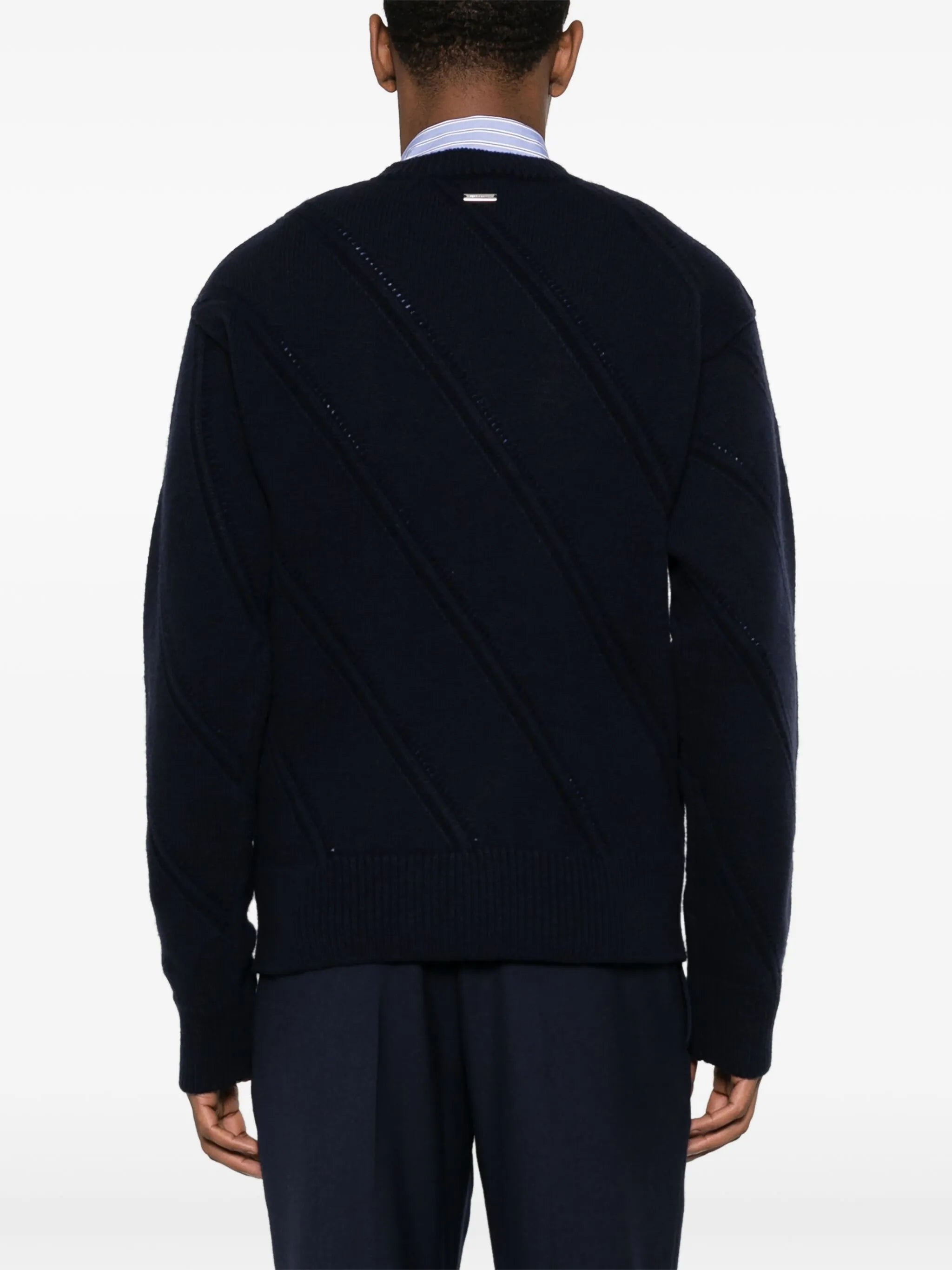 striped wool jumper