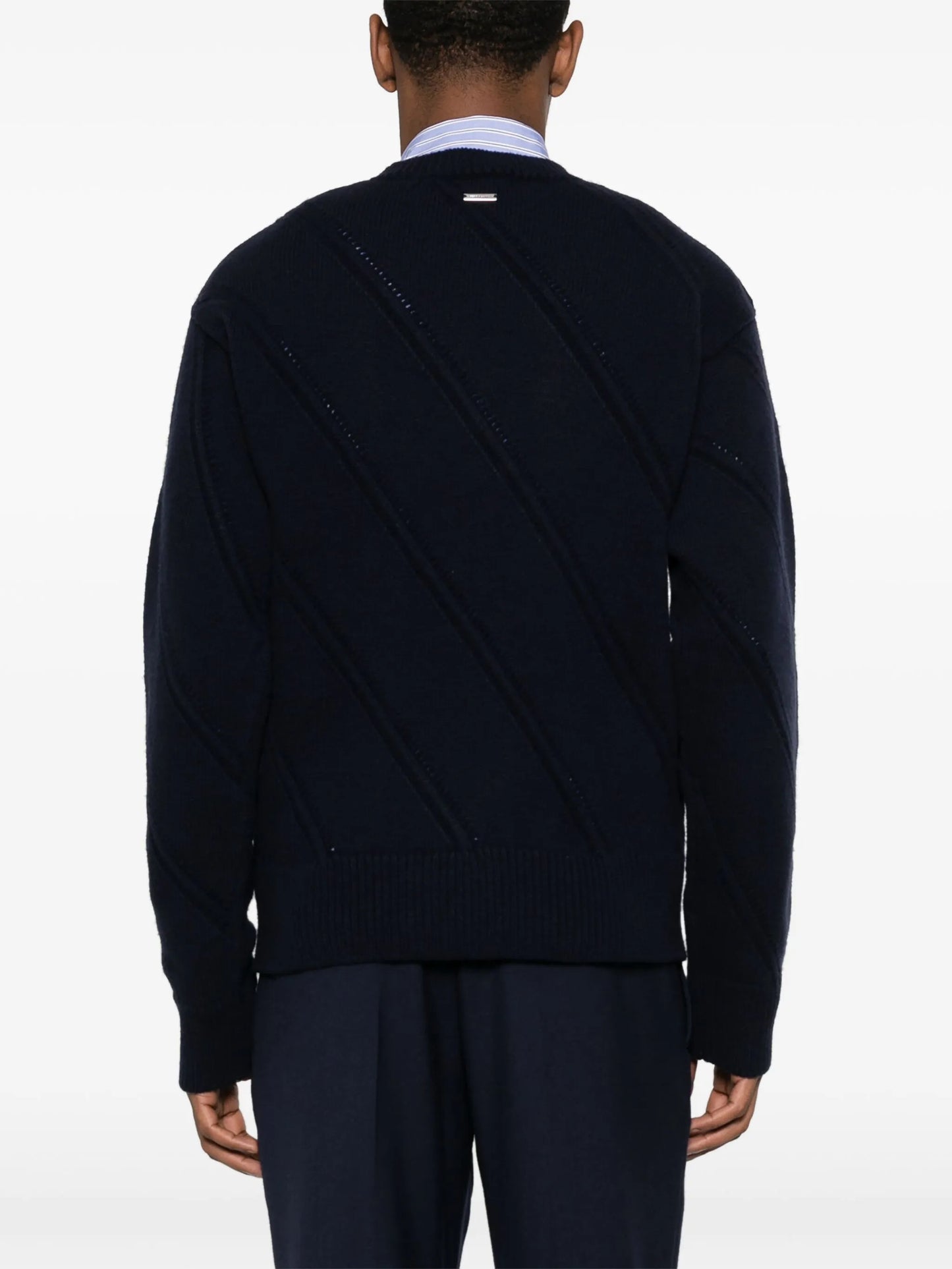 striped wool jumper
