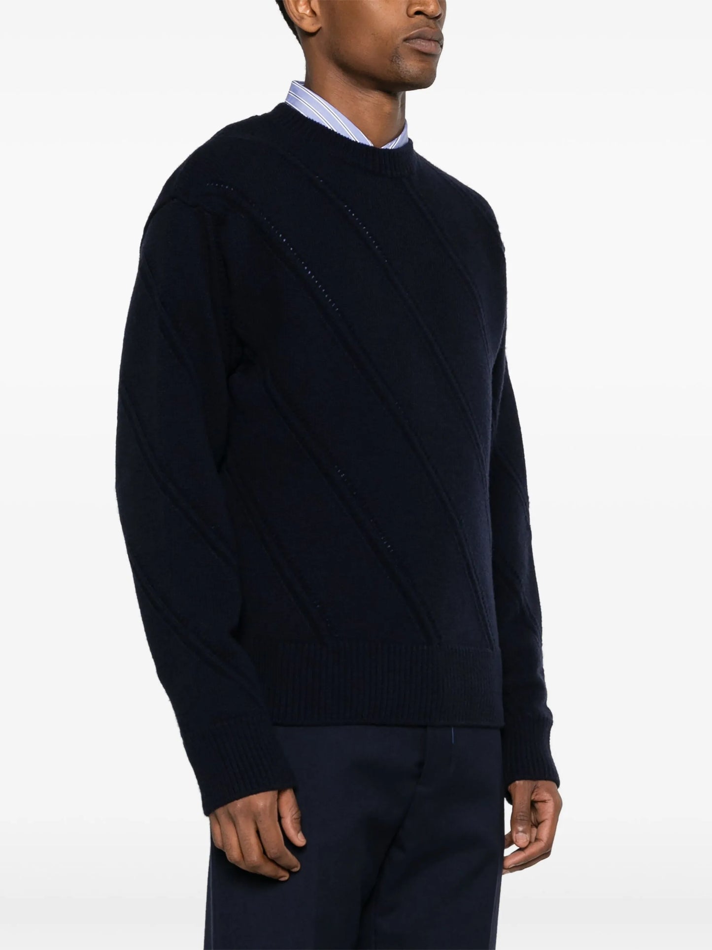 striped wool jumper