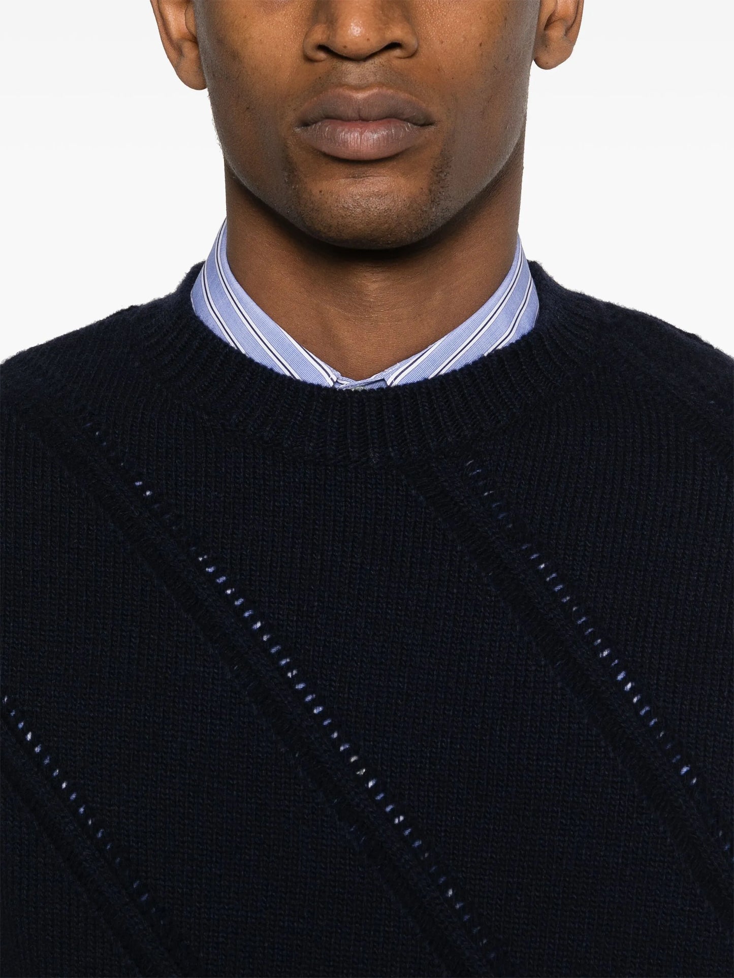 striped wool jumper