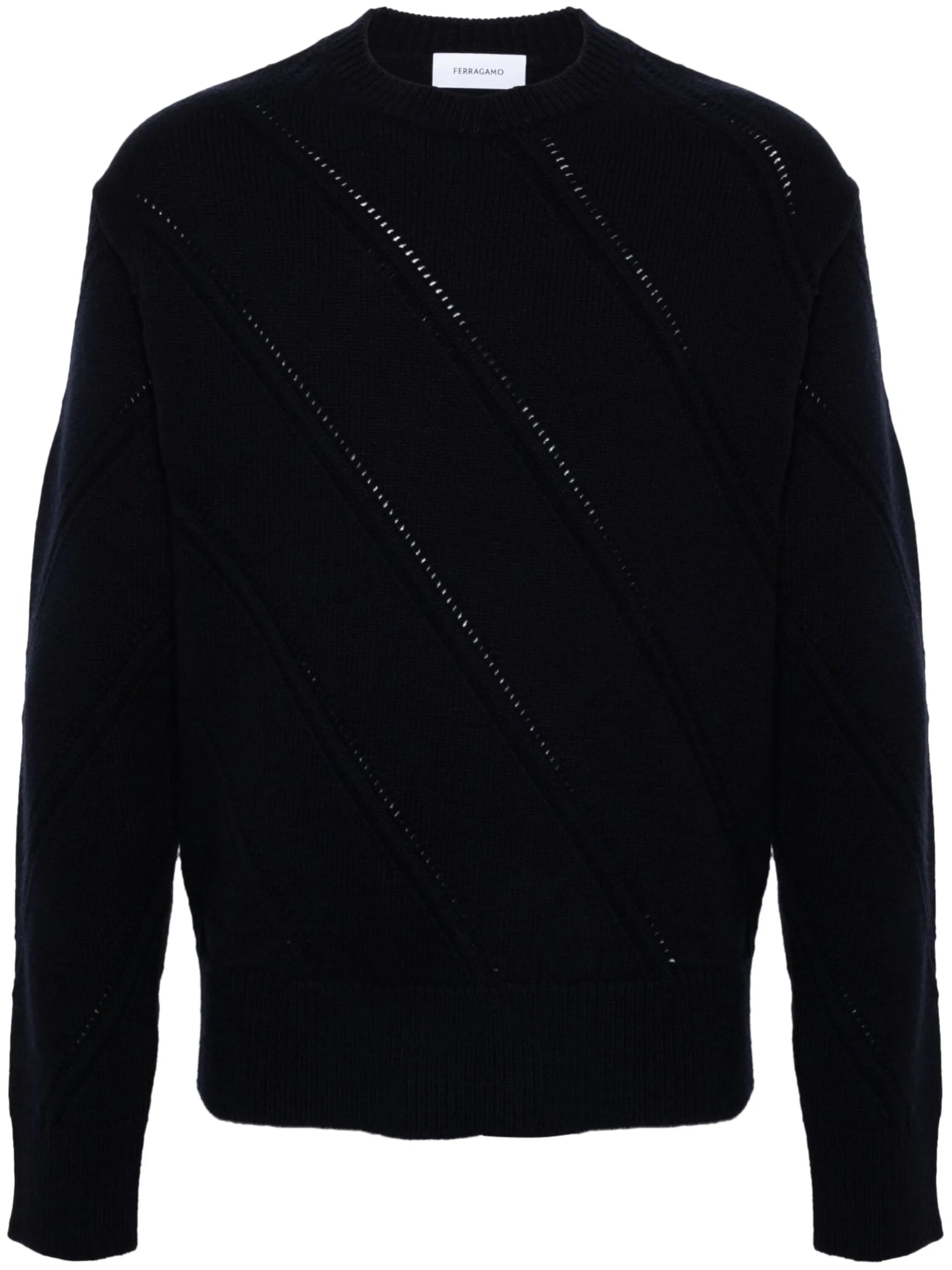 striped wool jumper