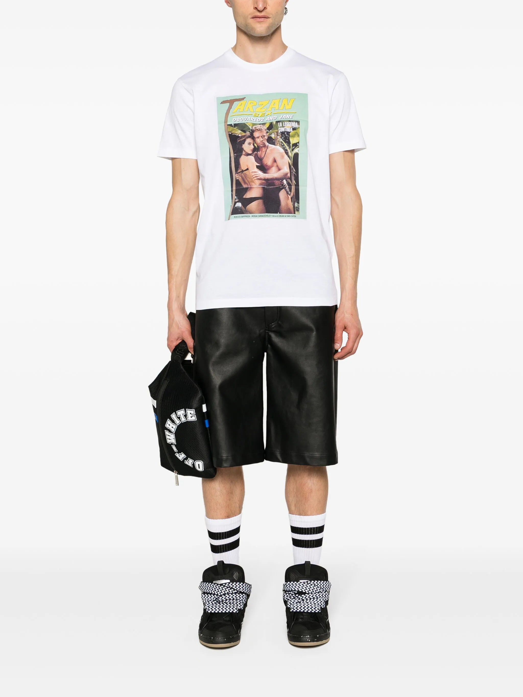 photograph-print cotton T-shirt