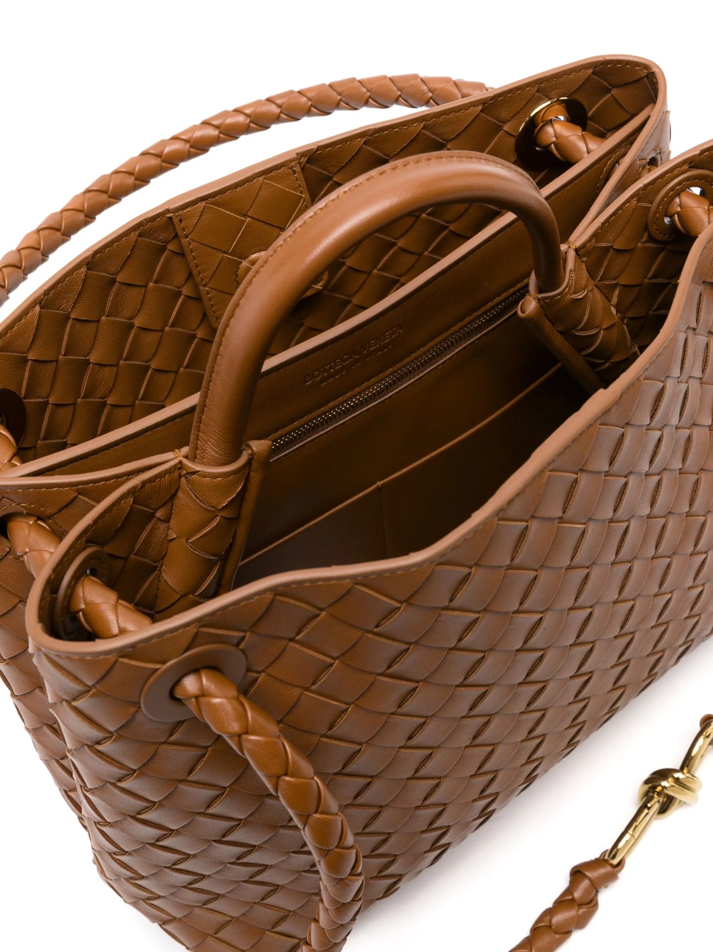 medium Andiamo leather tote bag