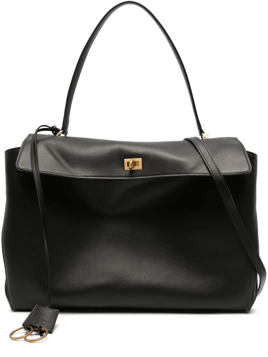 large Rodeo leather tote bag
