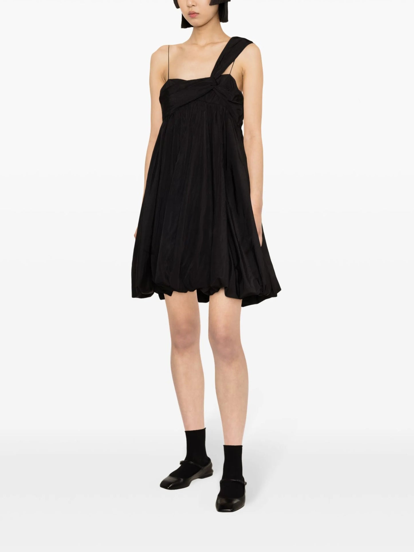Victoria crinkled minidress