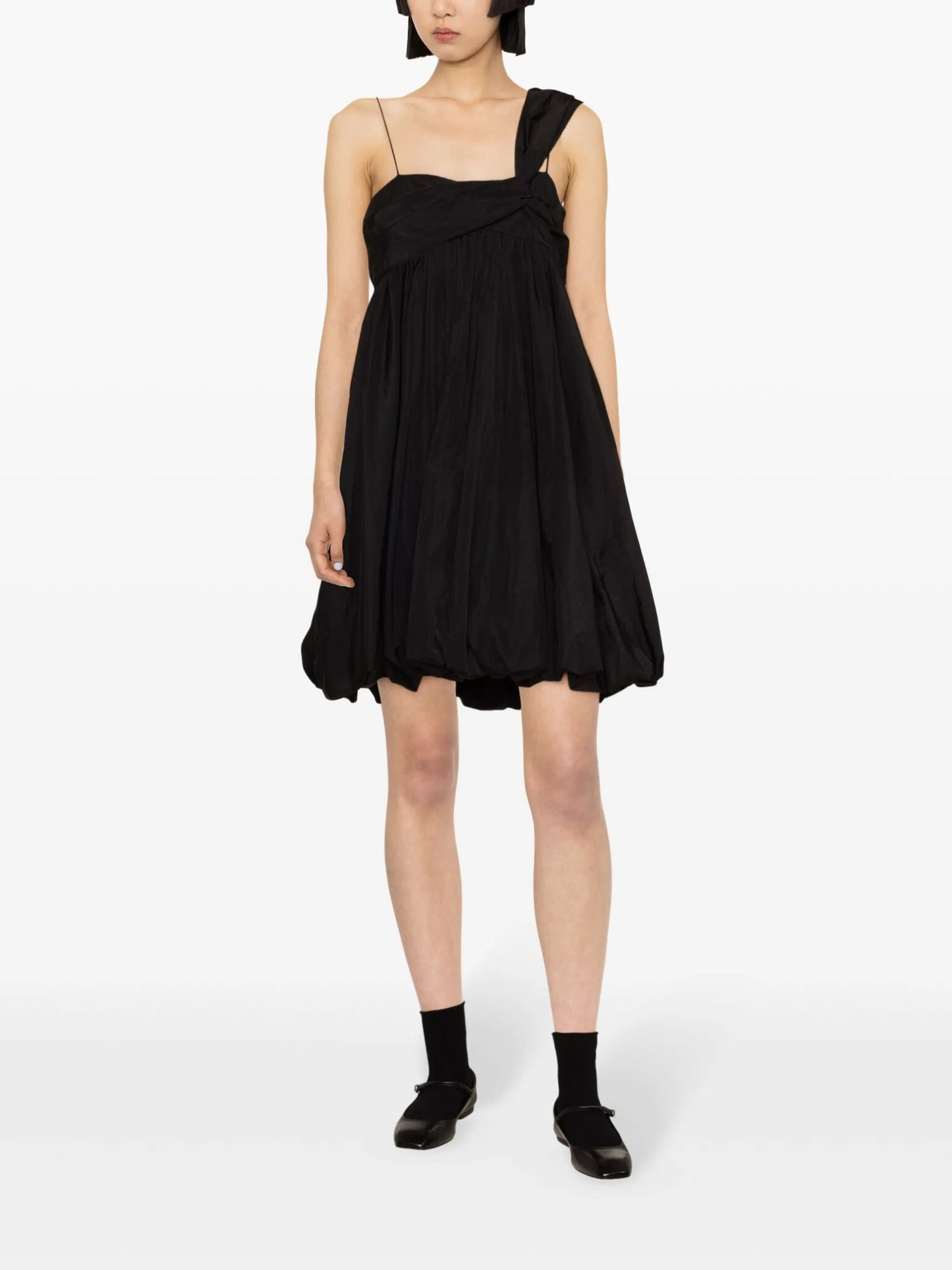Victoria crinkled minidress
