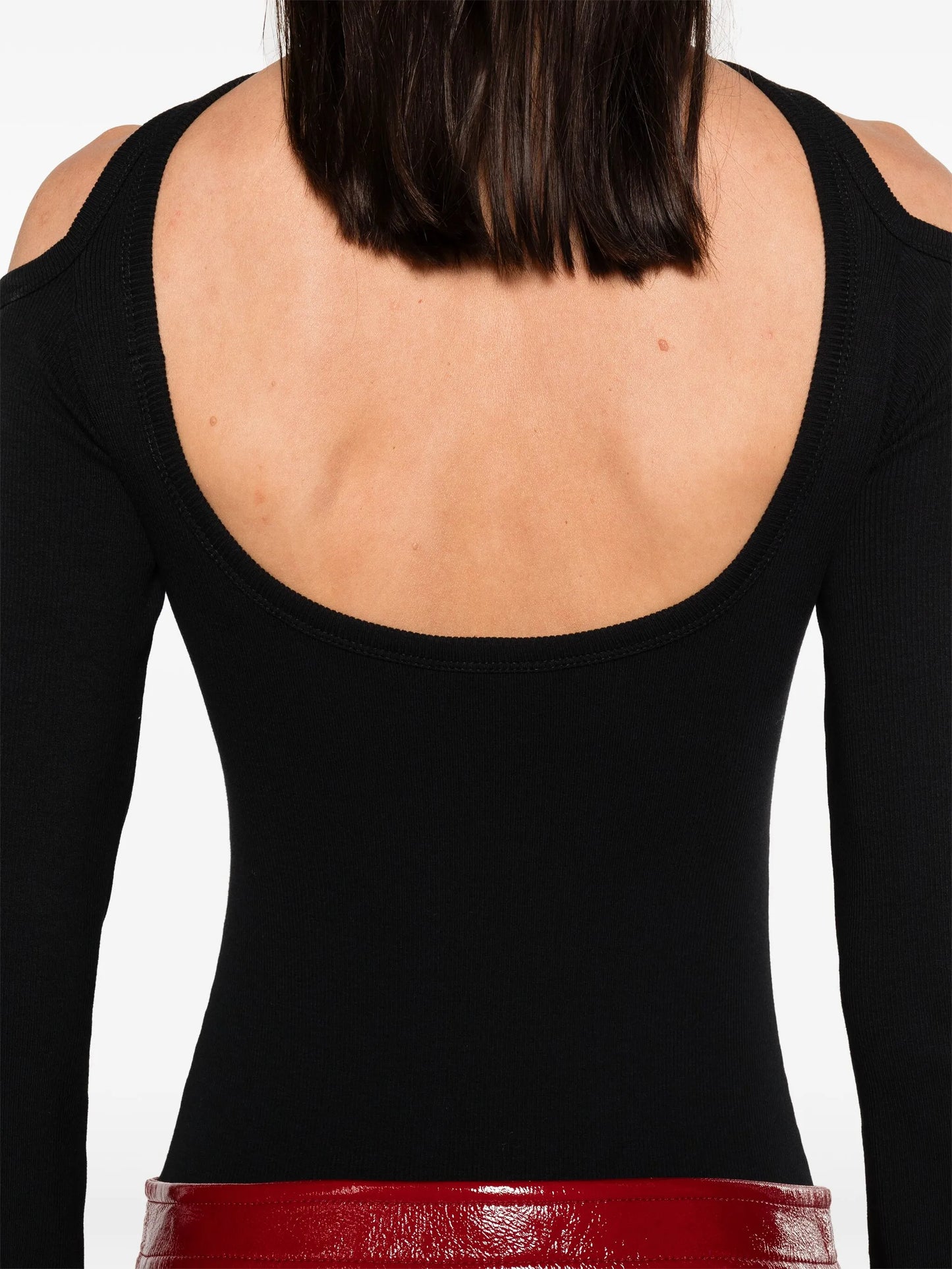 Hyperbole 90's cold-shoulder bodysuit