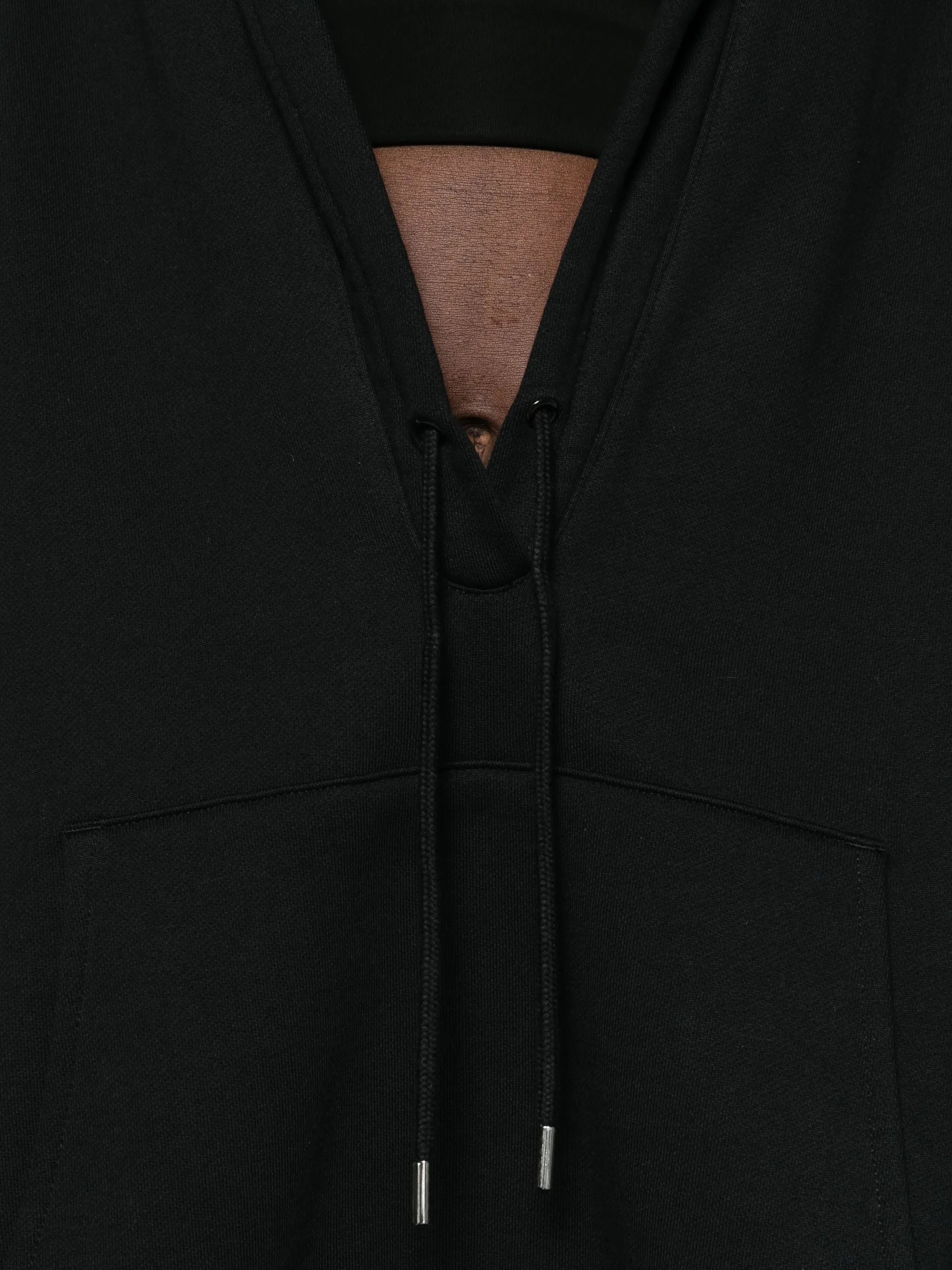 Hyperbole hooded minidress