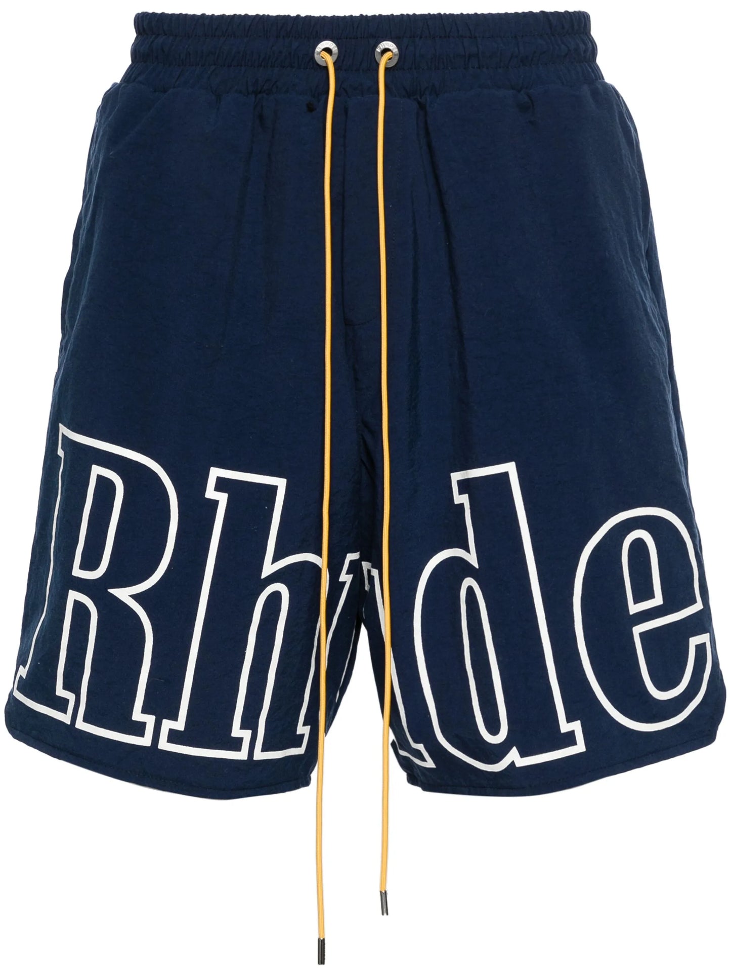 logo-print track shorts