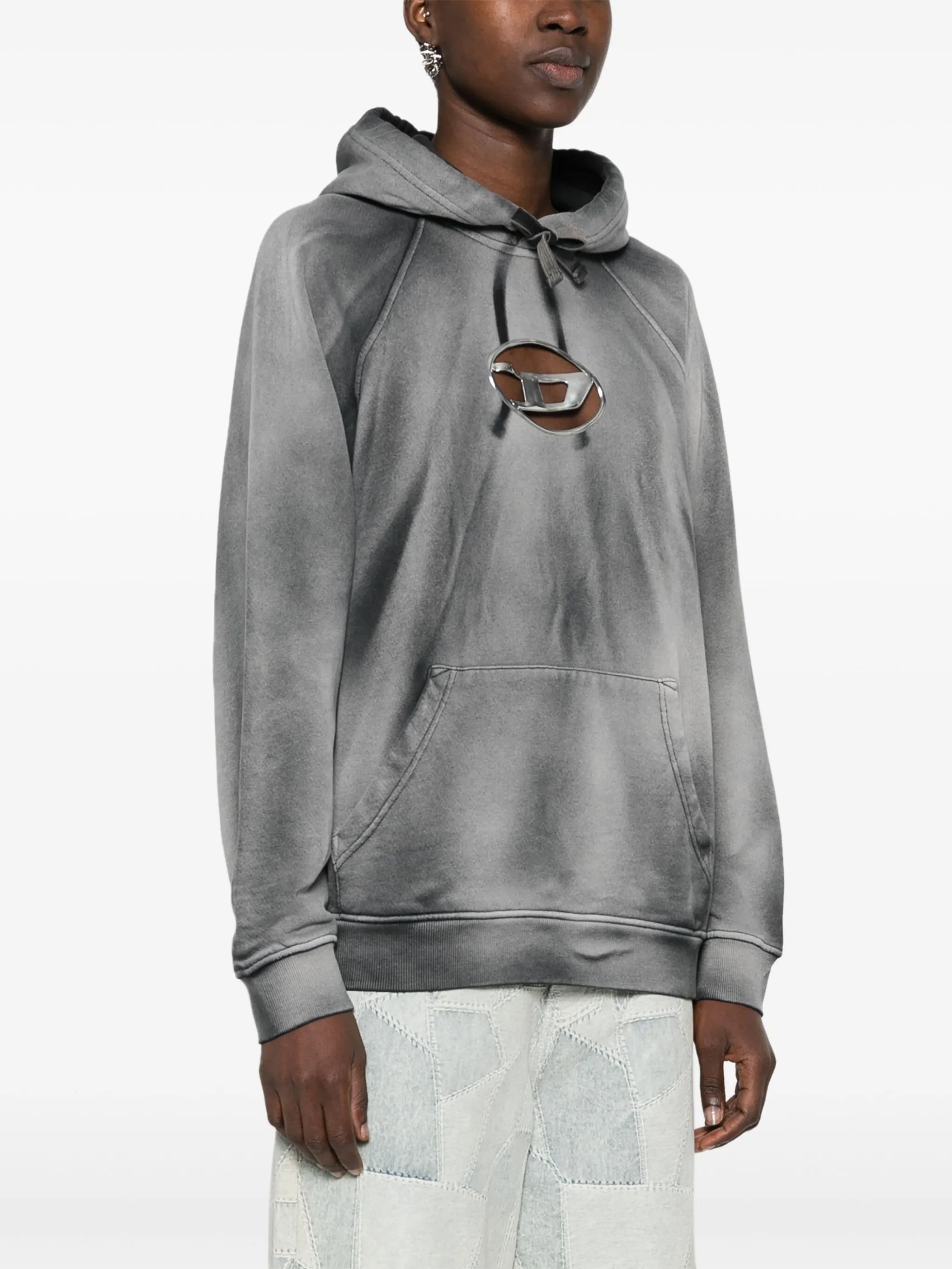 S-Roxt logo-appliqué hoodie