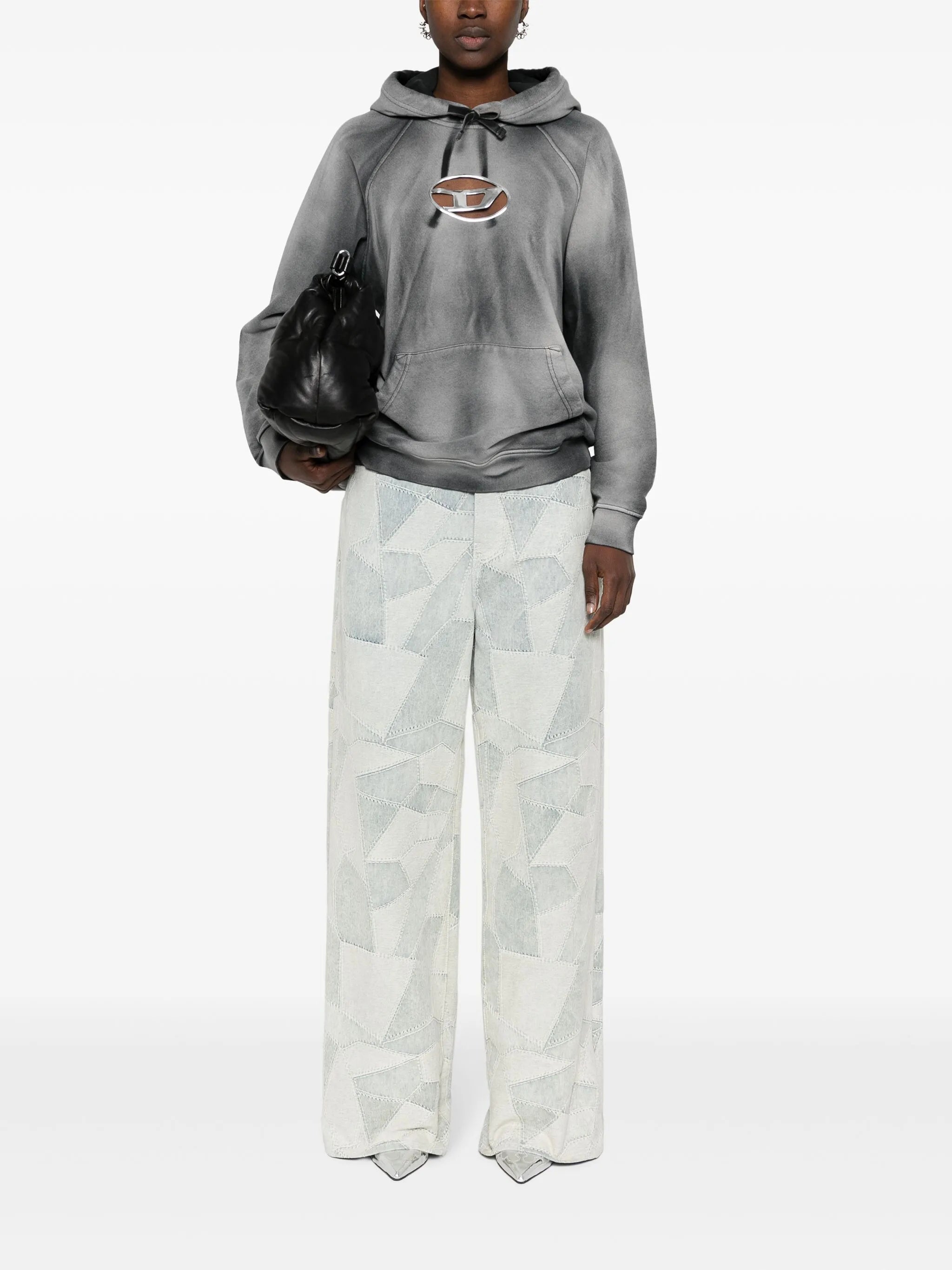 S-Roxt logo-appliqué hoodie