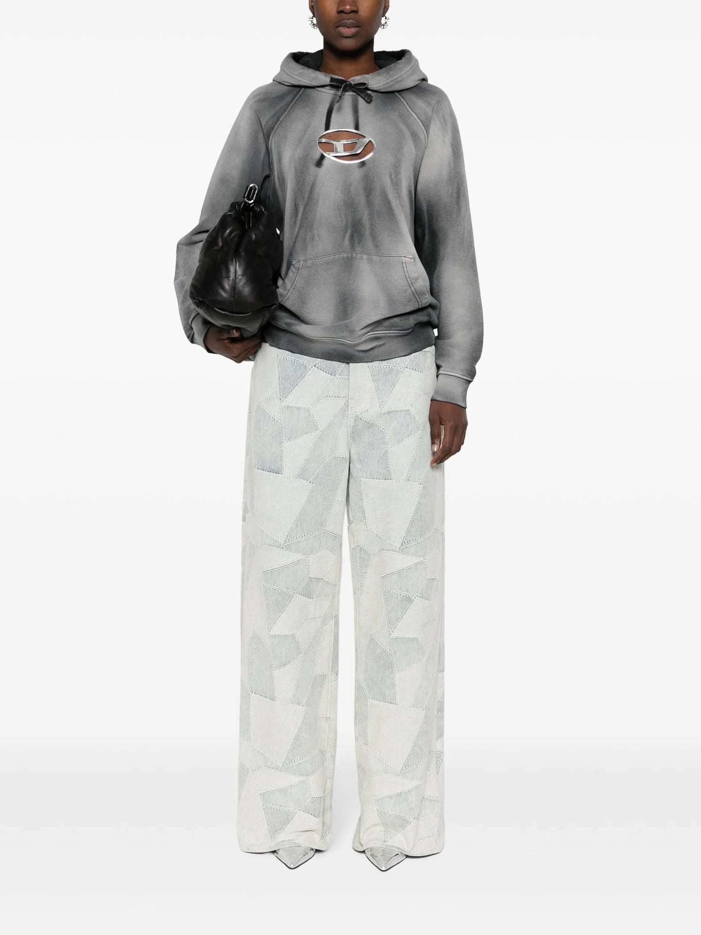 S-Roxt logo-appliqué hoodie