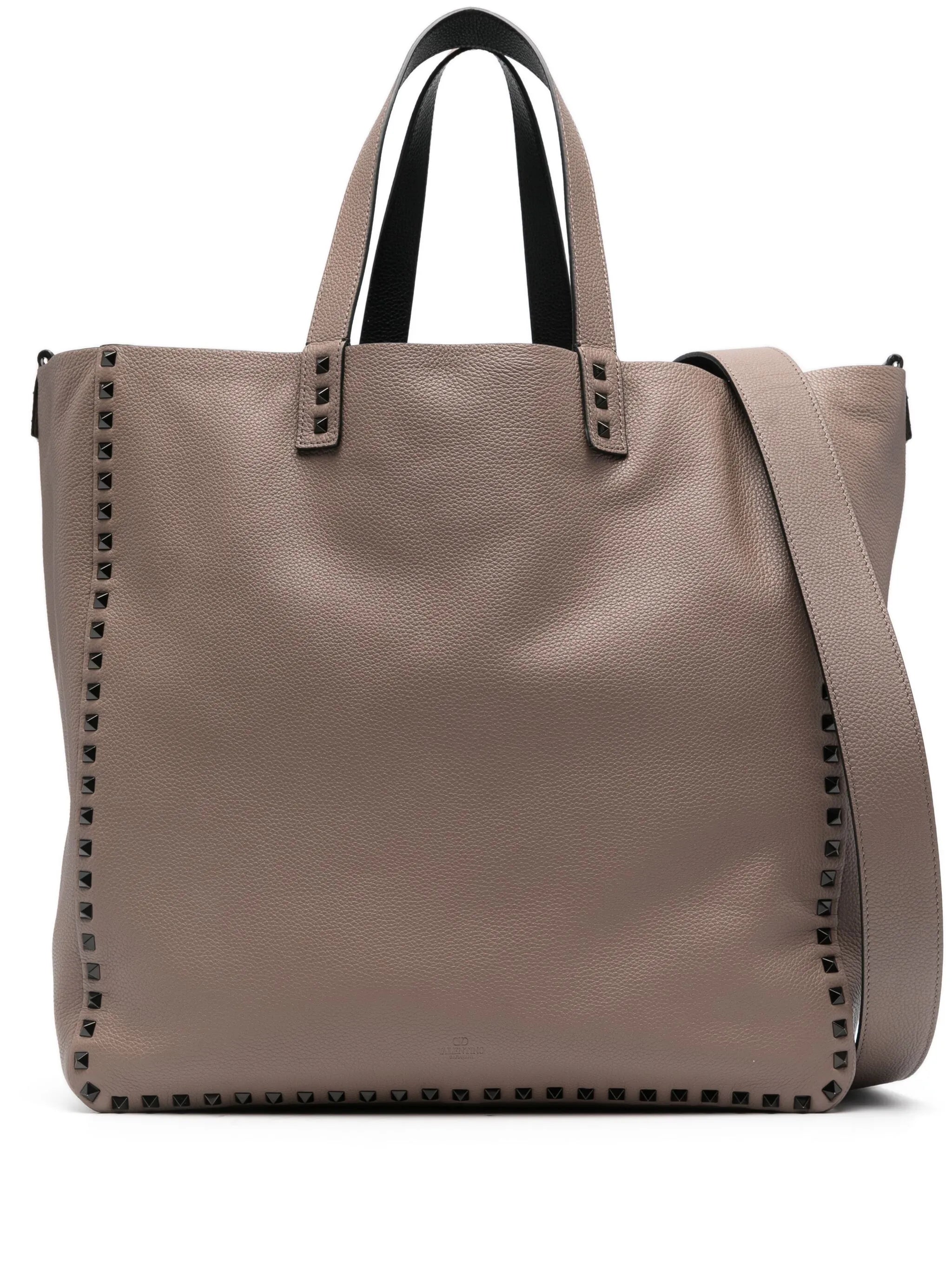reversible Rockstud-embellished tote bag