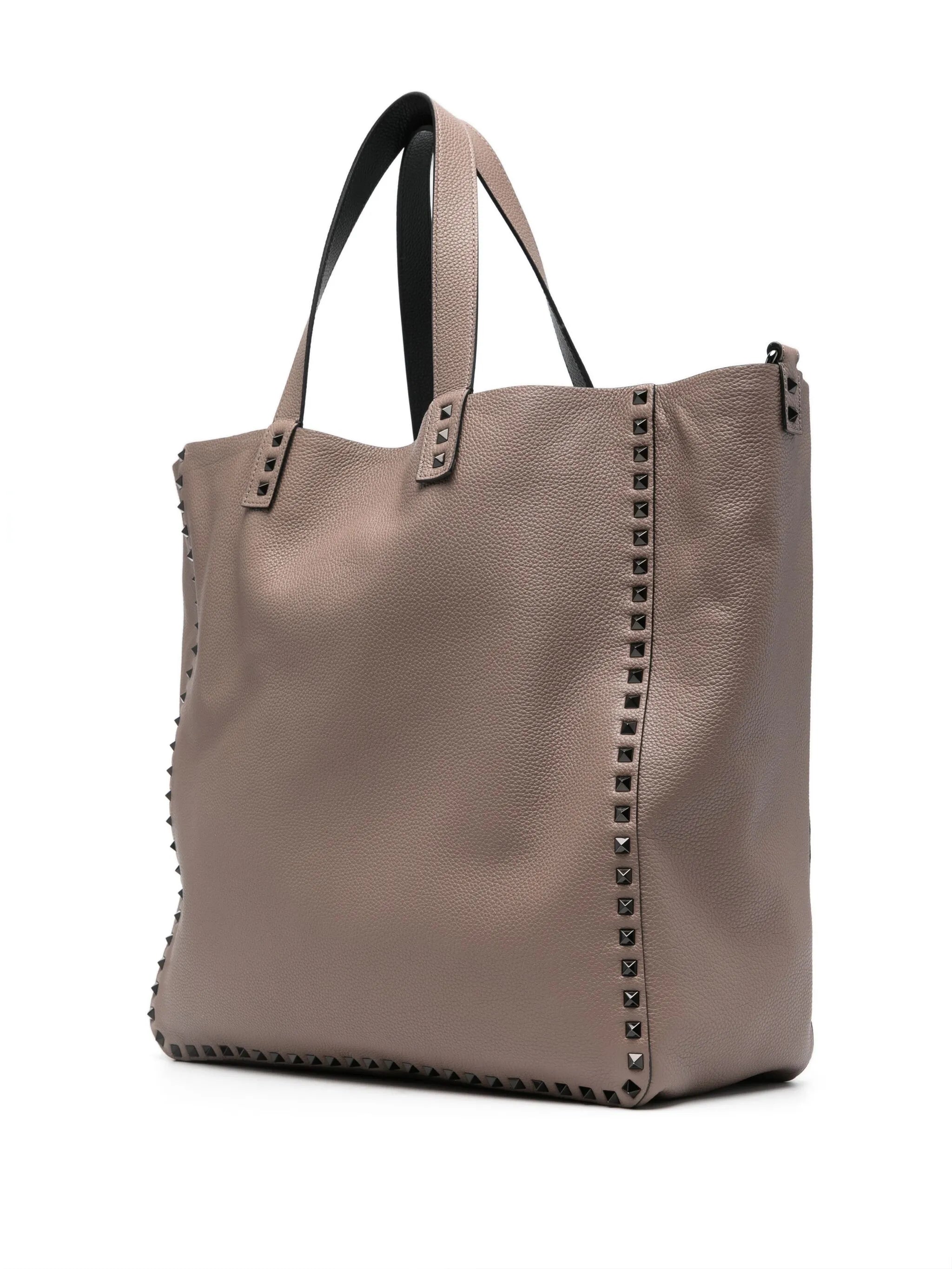 reversible Rockstud-embellished tote bag