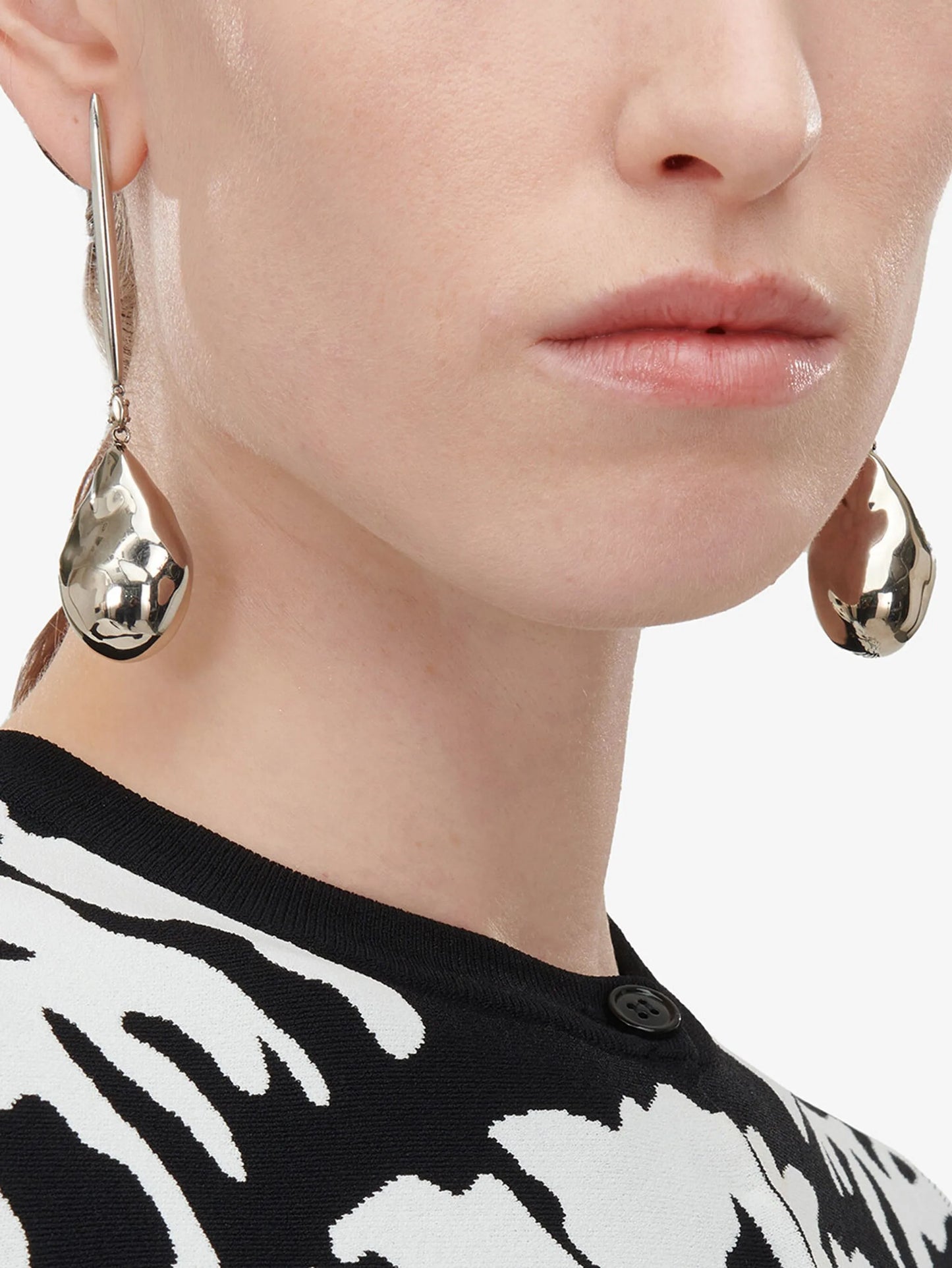 Pearl Stick drop earrings