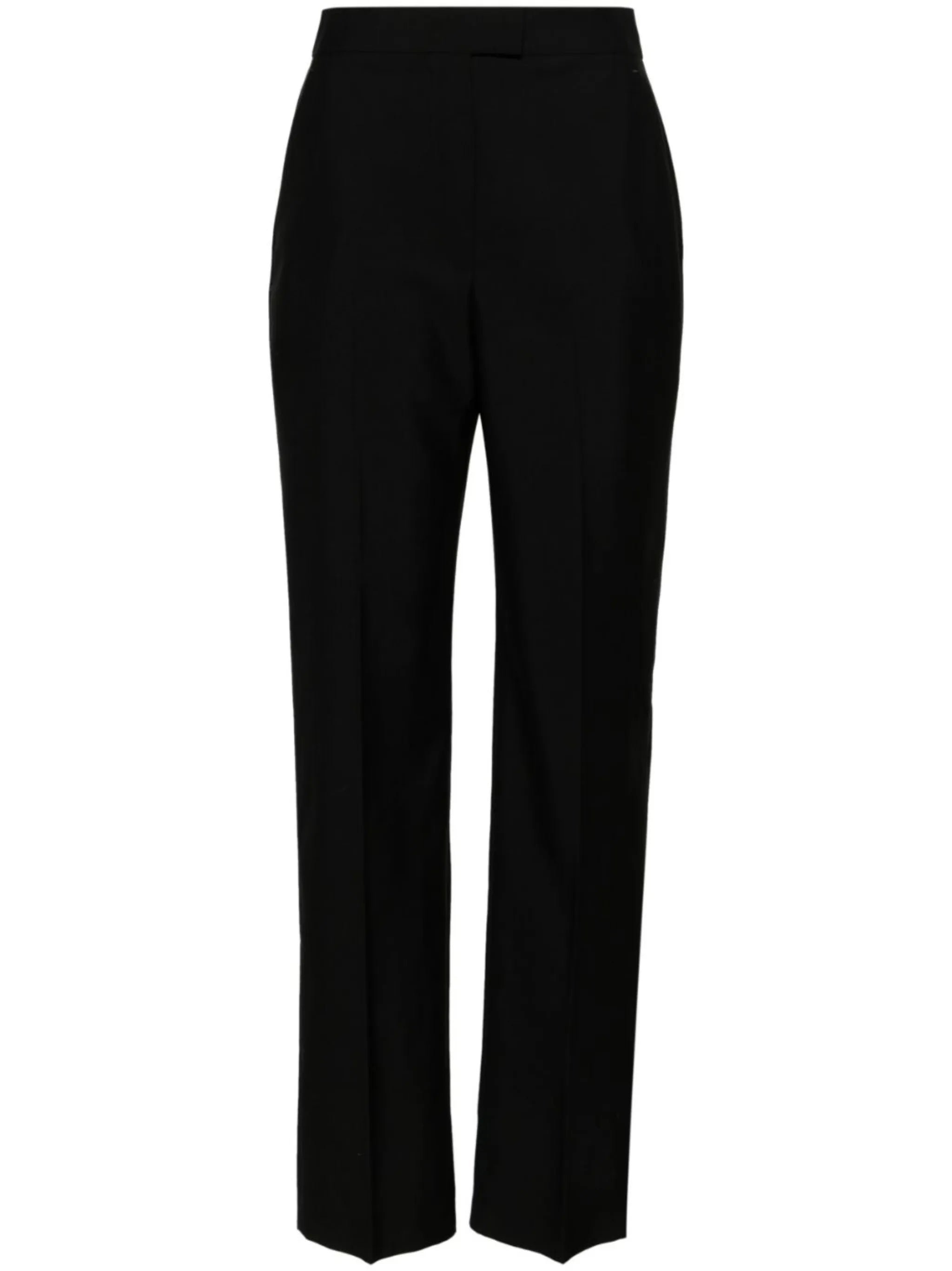 high-waisted cigarette trousers
