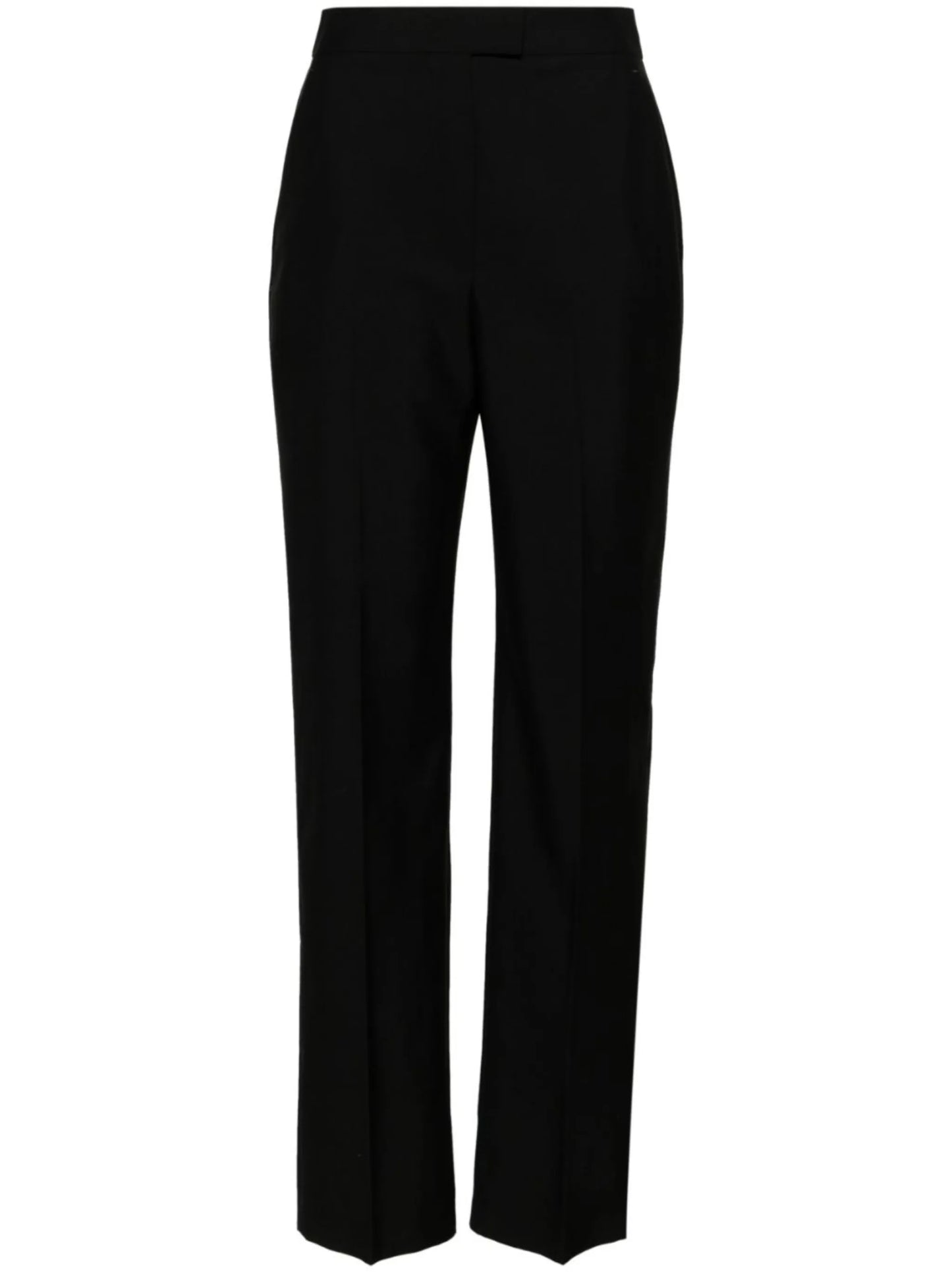high-waisted cigarette trousers