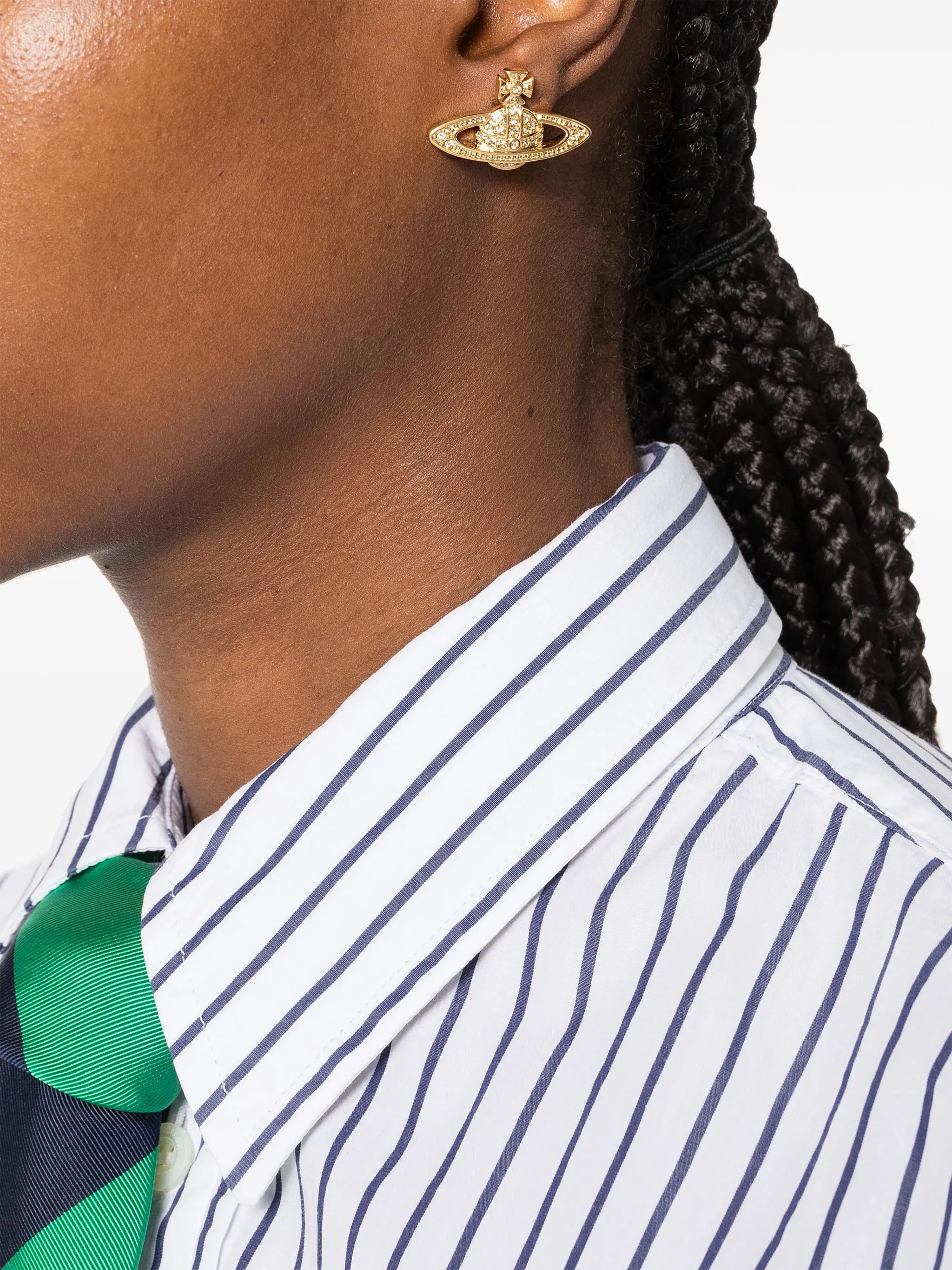 Mini Bas Relief stud earrings