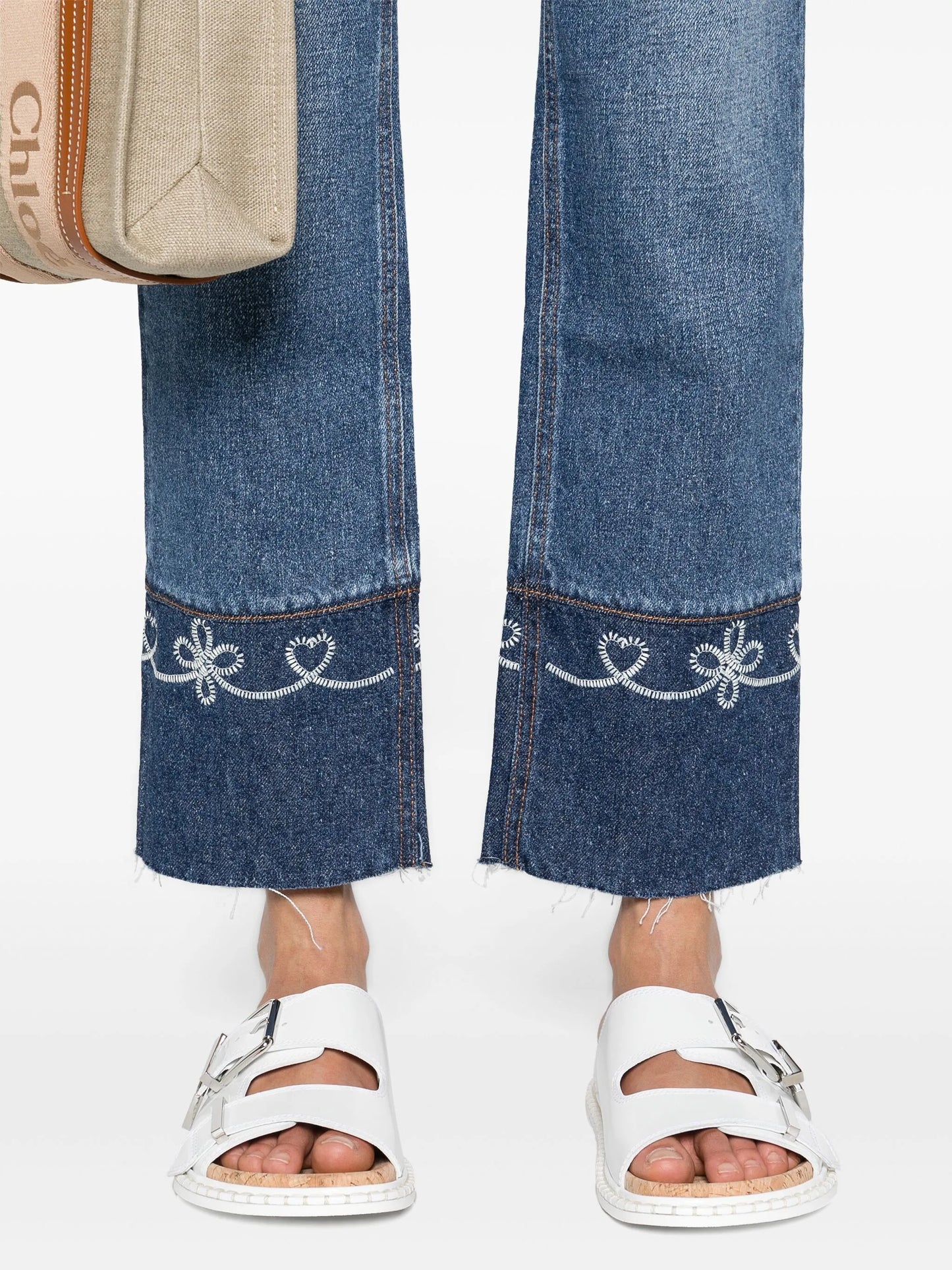 Masaya mid-rise cropped jeans