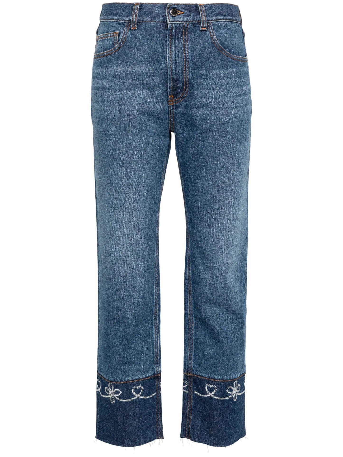 Masaya mid-rise cropped jeans