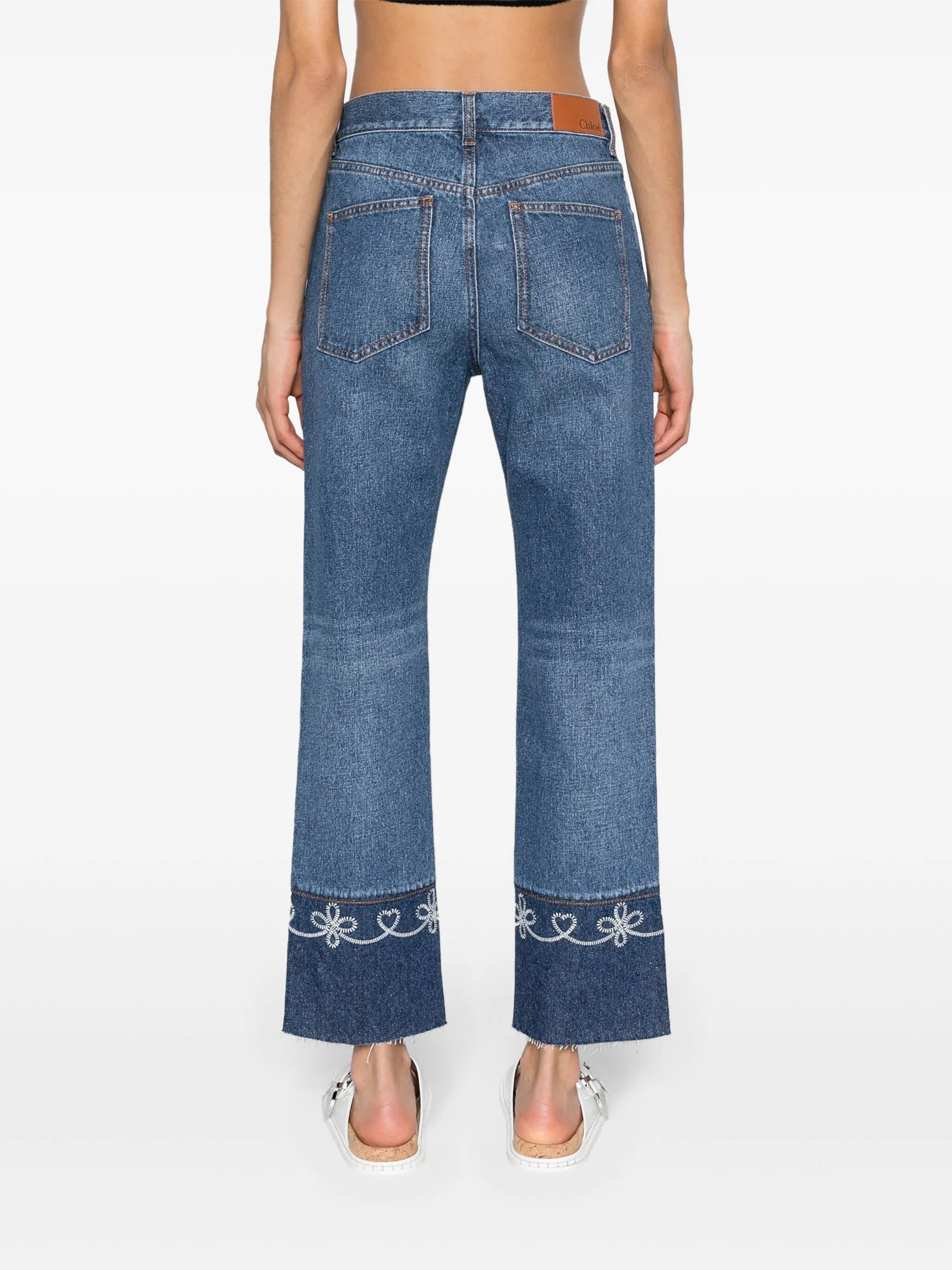 Masaya mid-rise cropped jeans