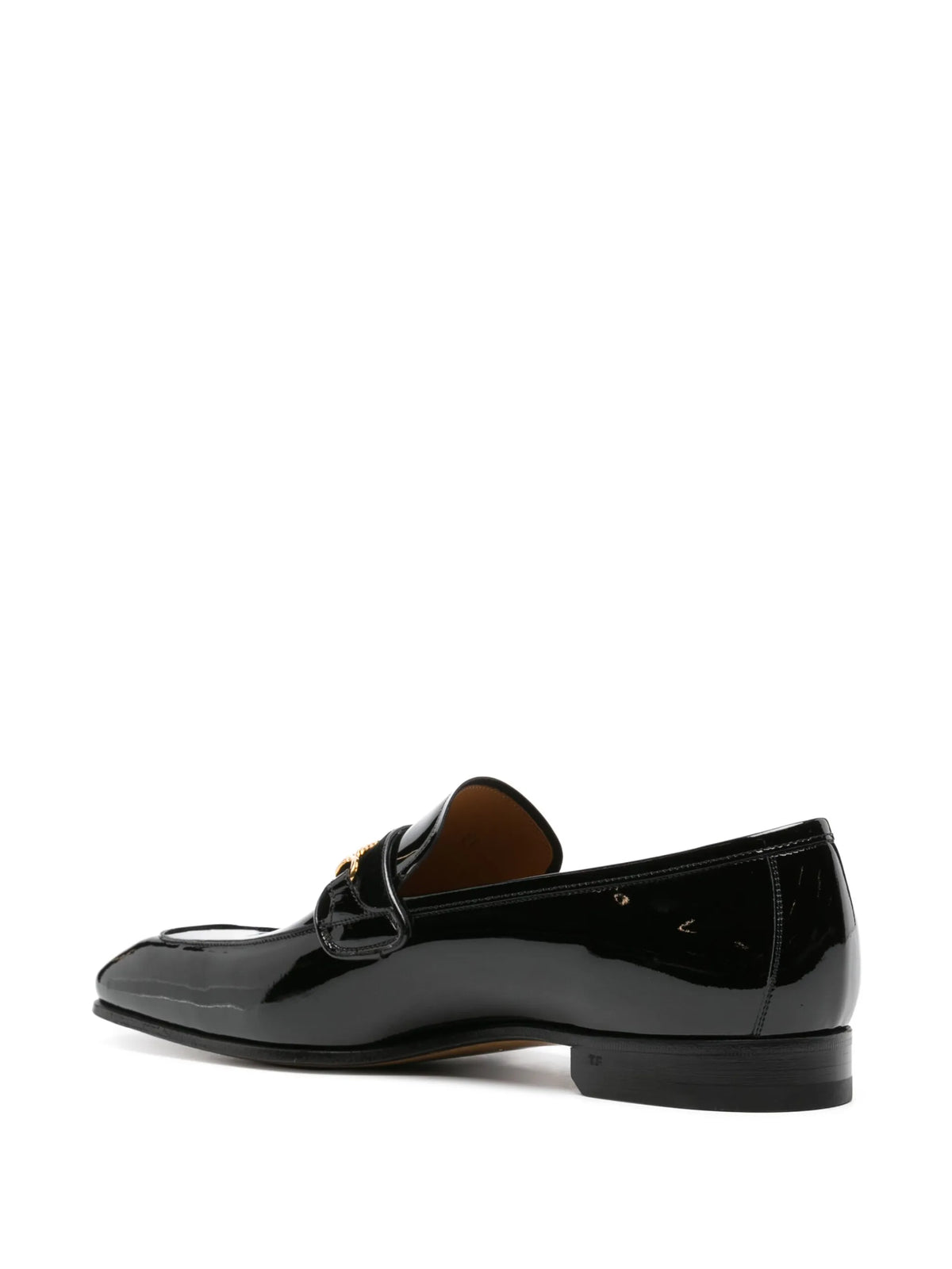 Bailey-chain leather loafers