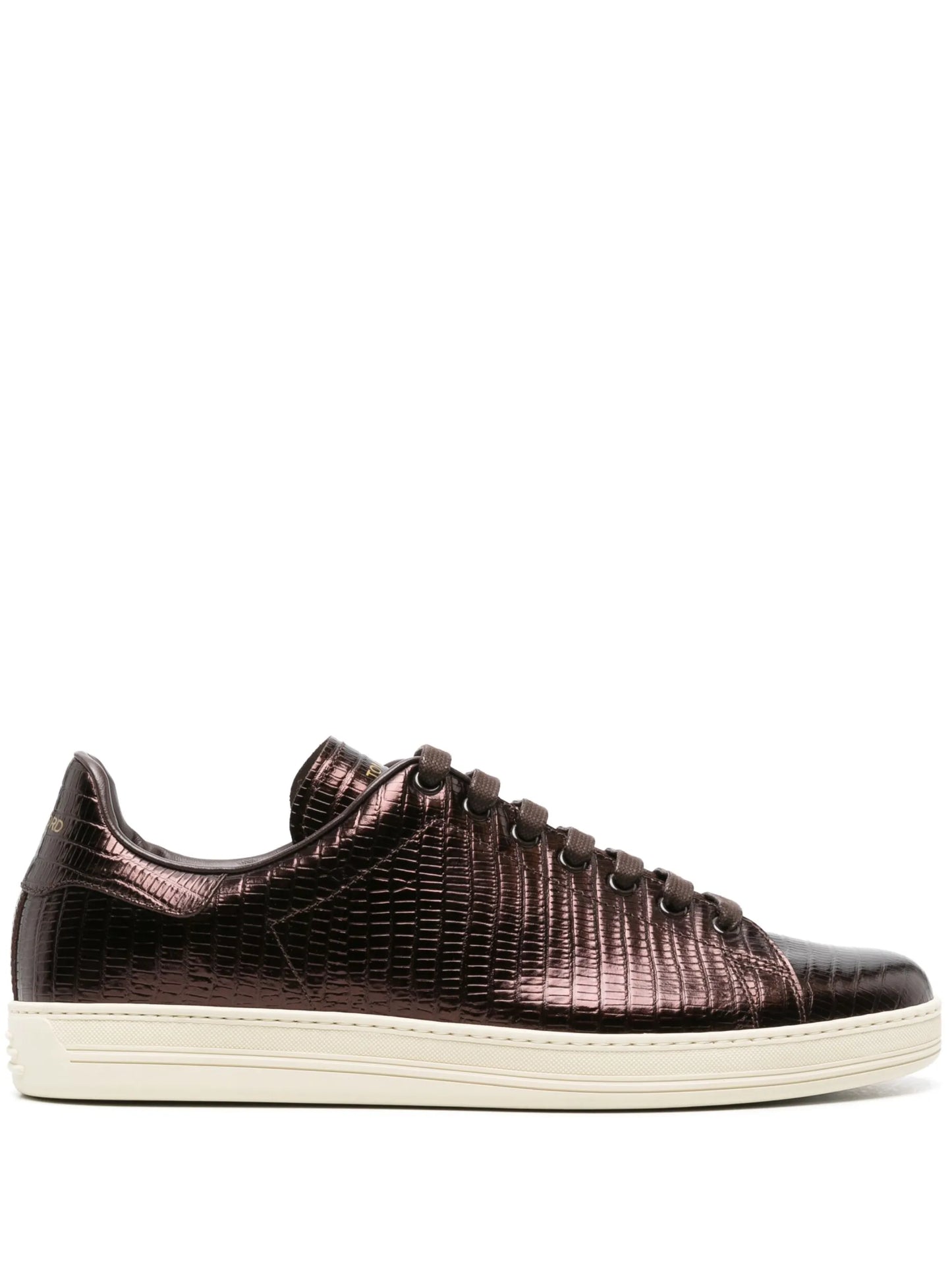 Warwick embossed-crocodile sneakers