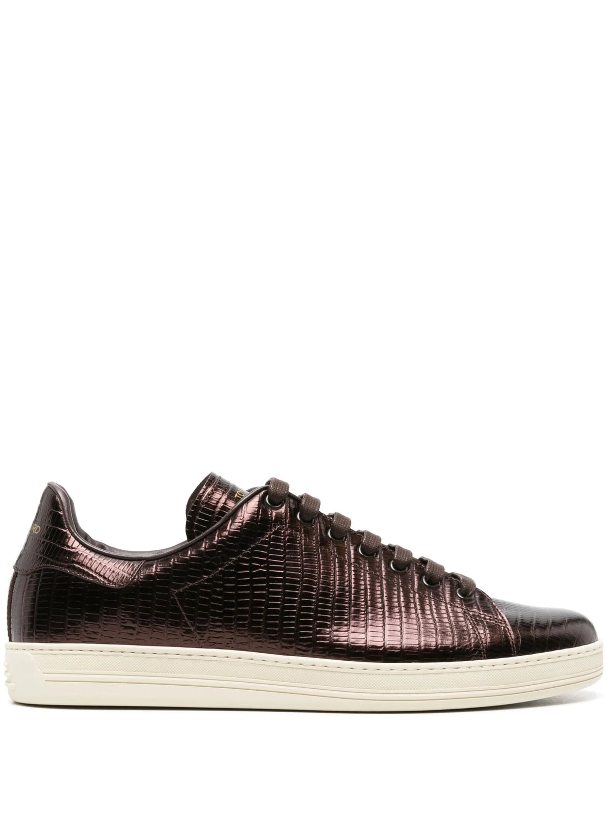 Warwick embossed-crocodile sneakers
