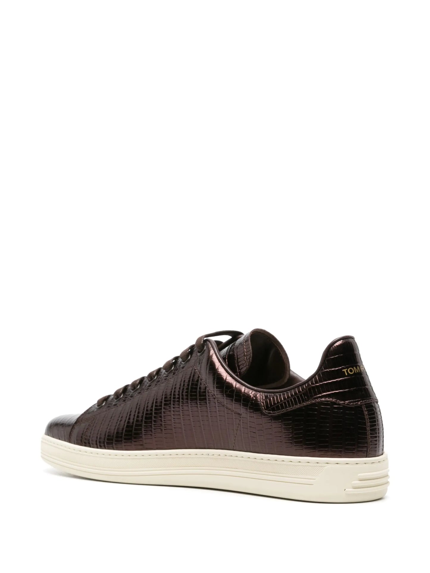 Warwick embossed-crocodile sneakers