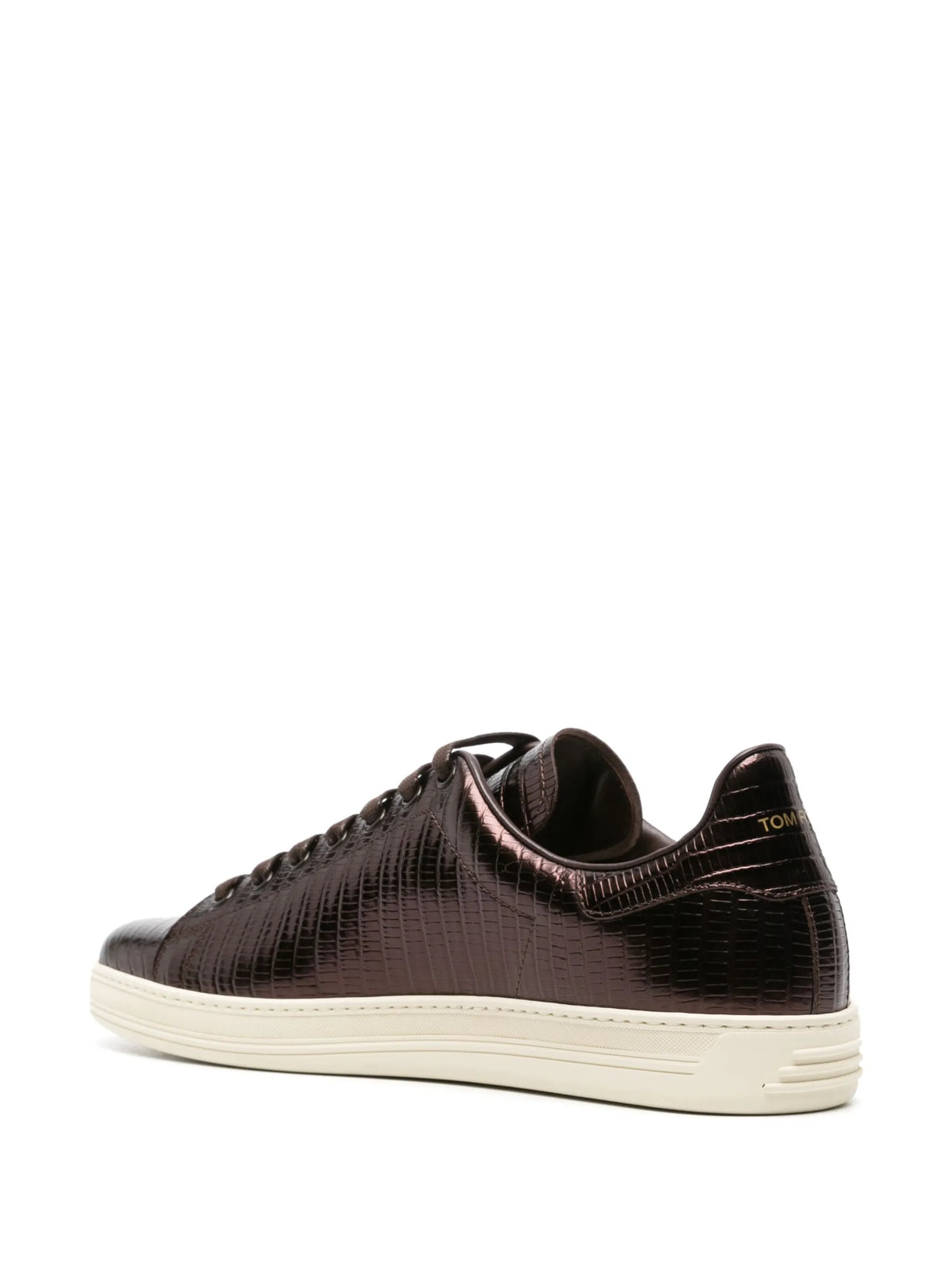 Warwick embossed-crocodile sneakers