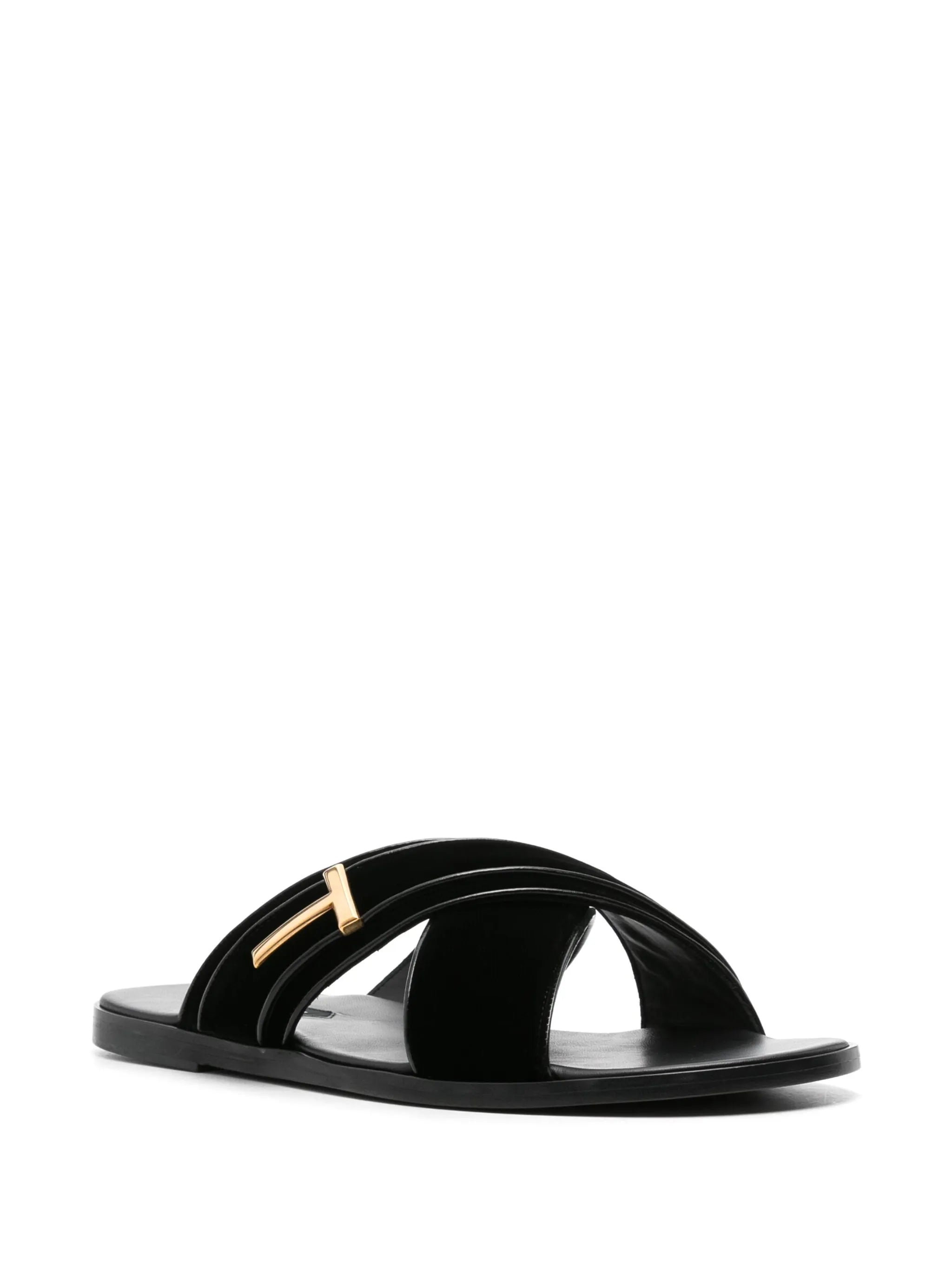 Preston velvet slides