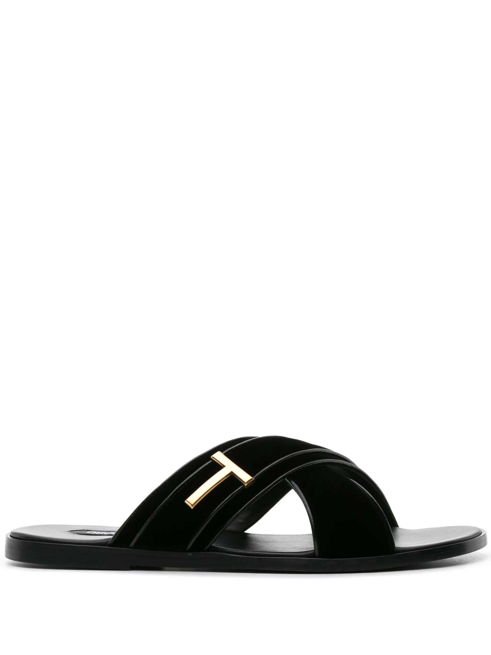 Preston velvet slides