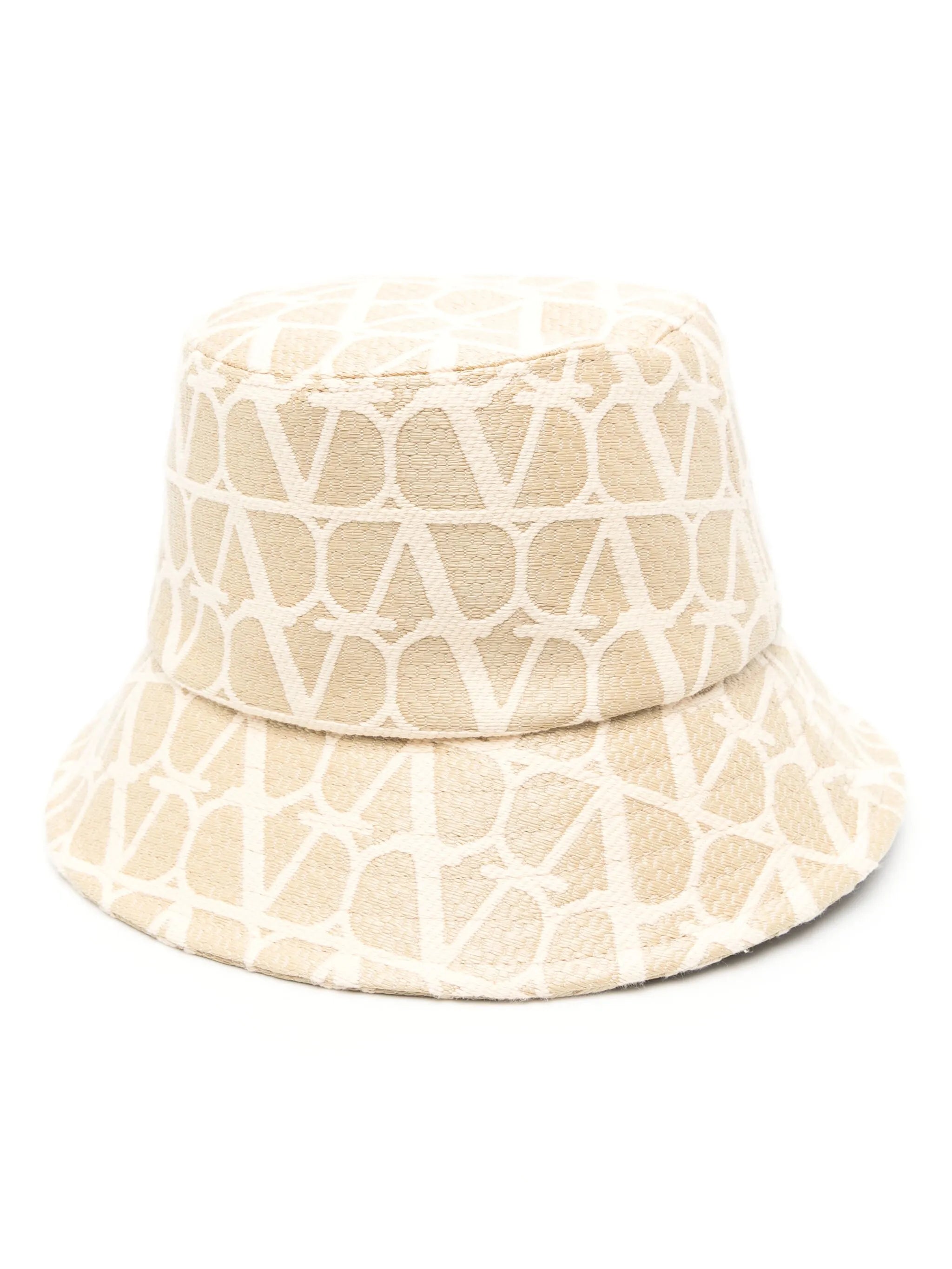 Toile Iconographe raffia bucket hat