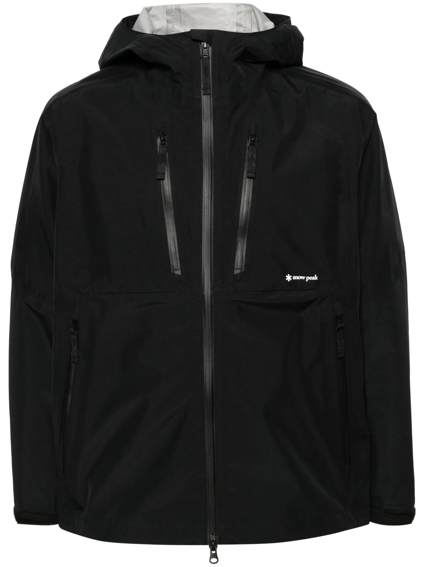 Gore-Tex hooded rain jacket