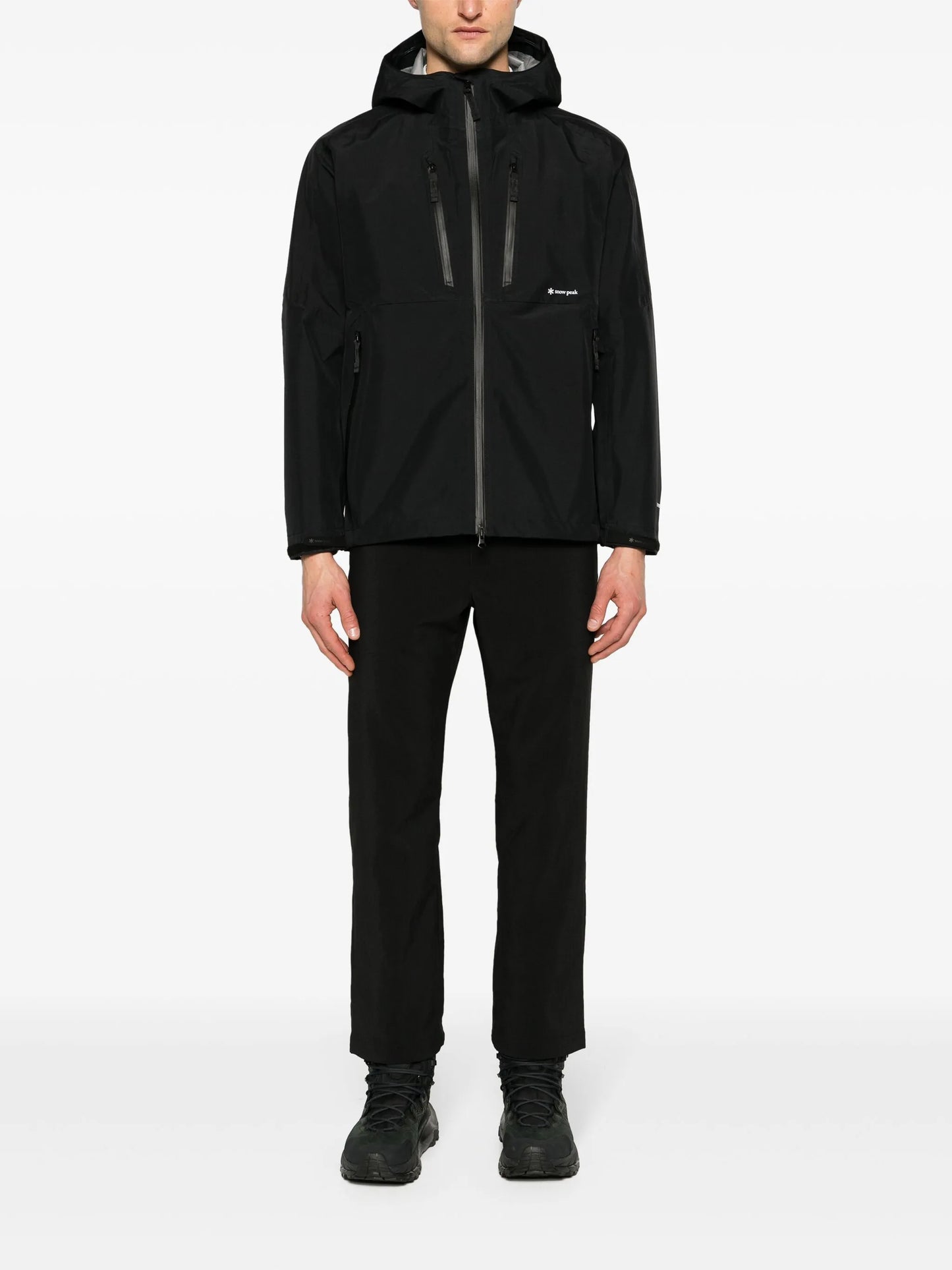 Gore-Tex hooded rain jacket