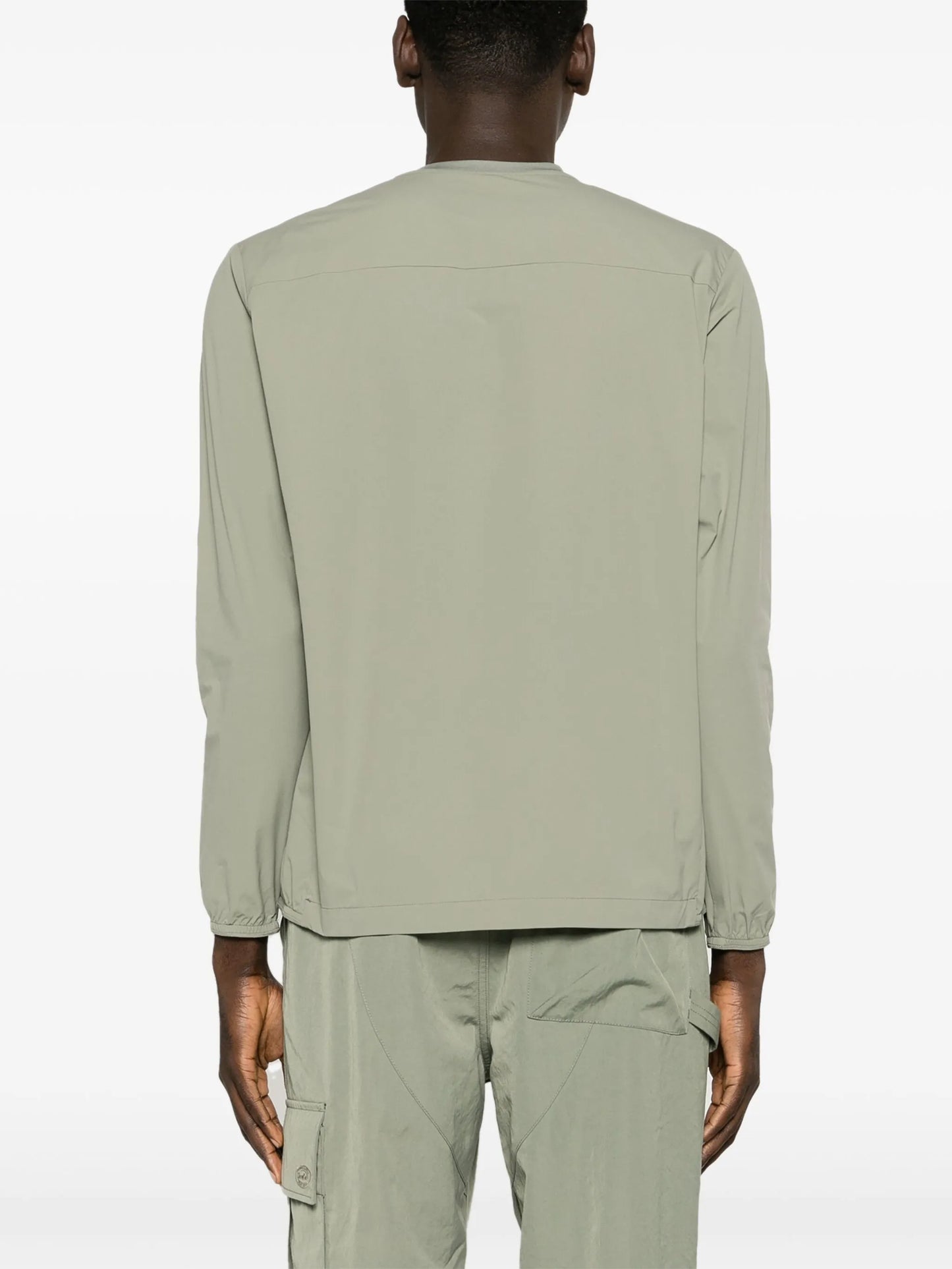 packable ripstop sweatshirt
