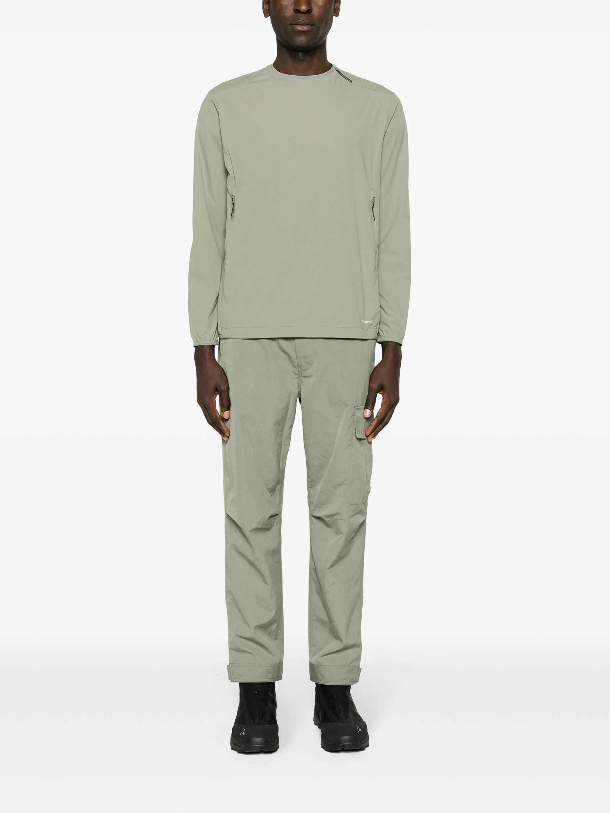 packable ripstop sweatshirt