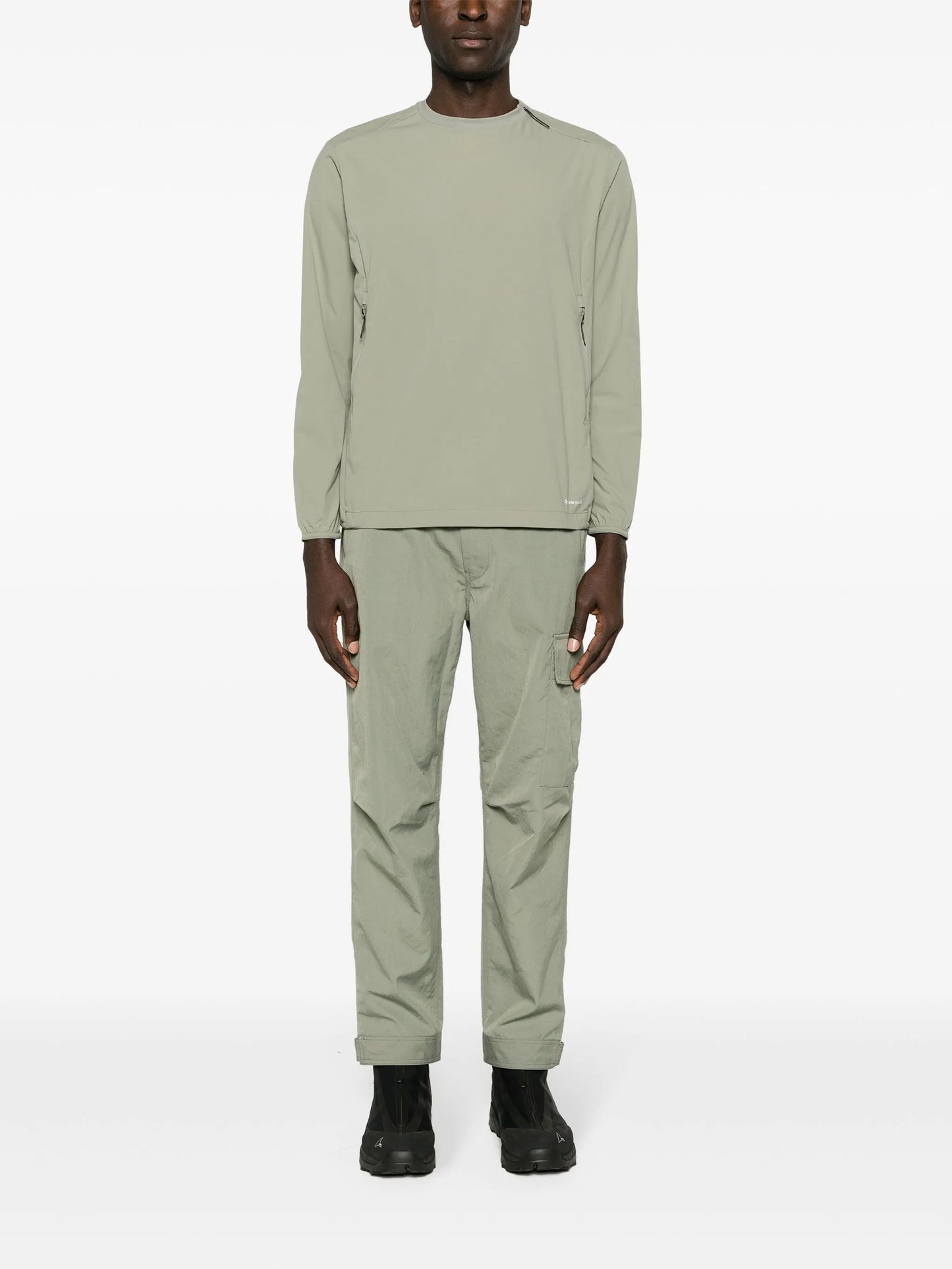 packable ripstop sweatshirt