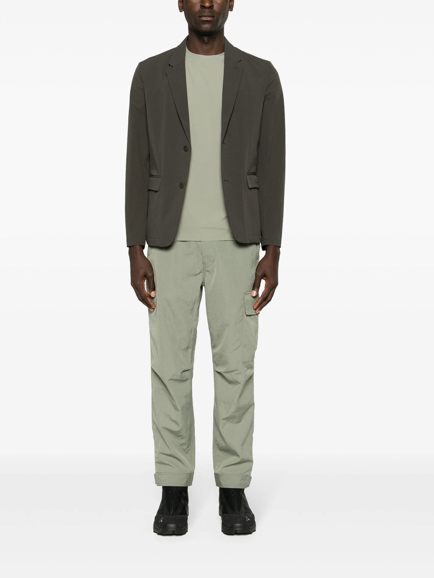 Active Comfort single-breasted blazer