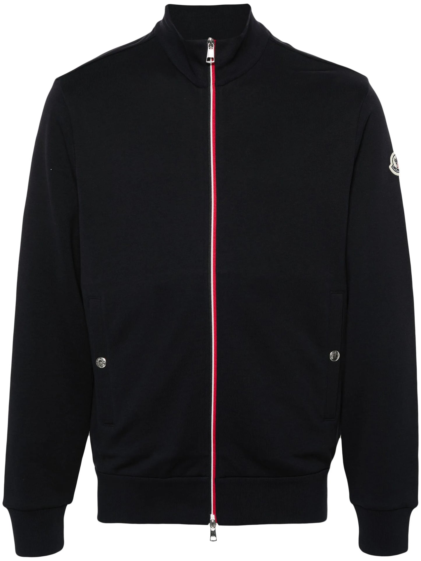 RWB-stripe zipped sweatshirt