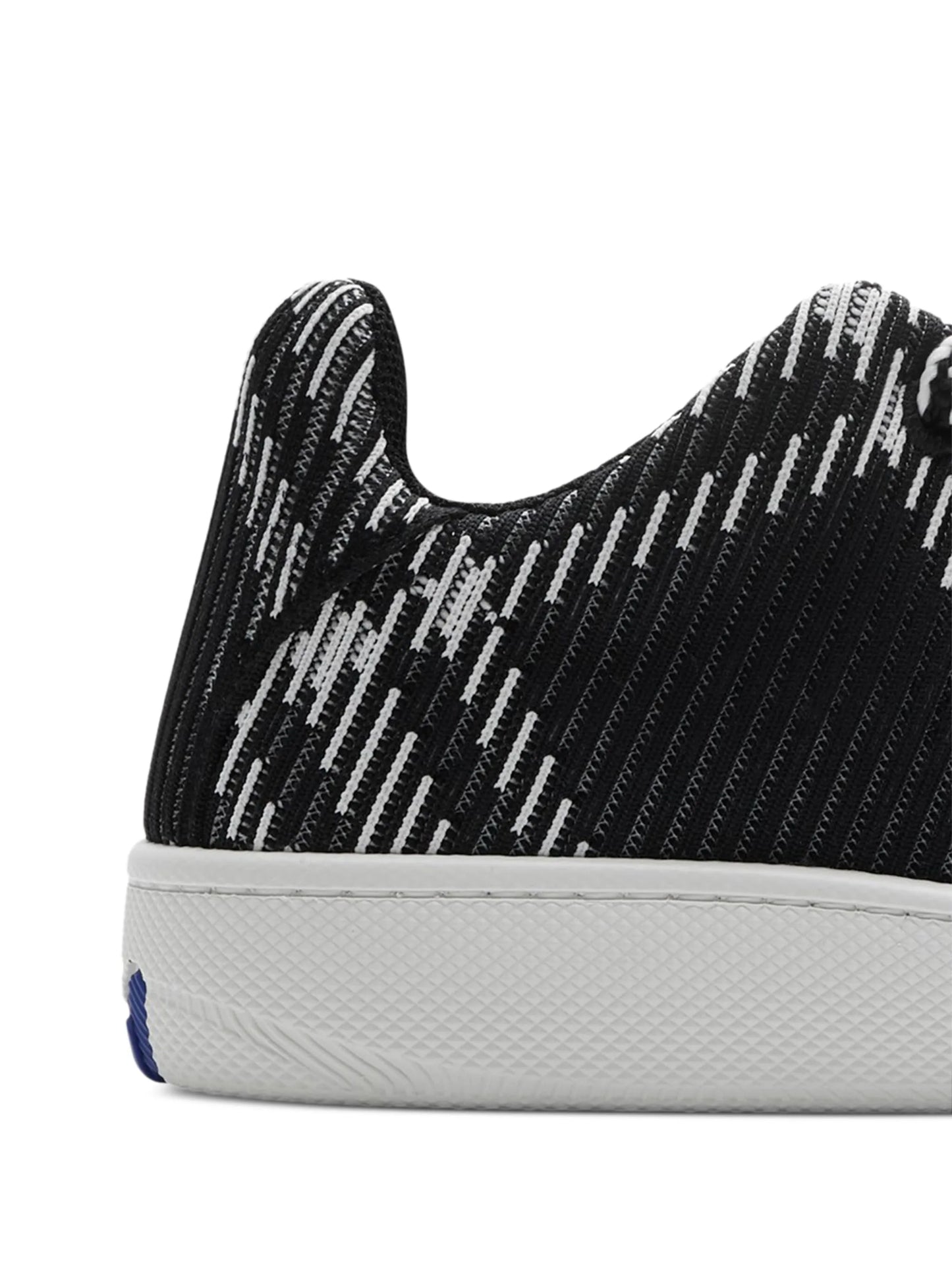 check knit box sneakers